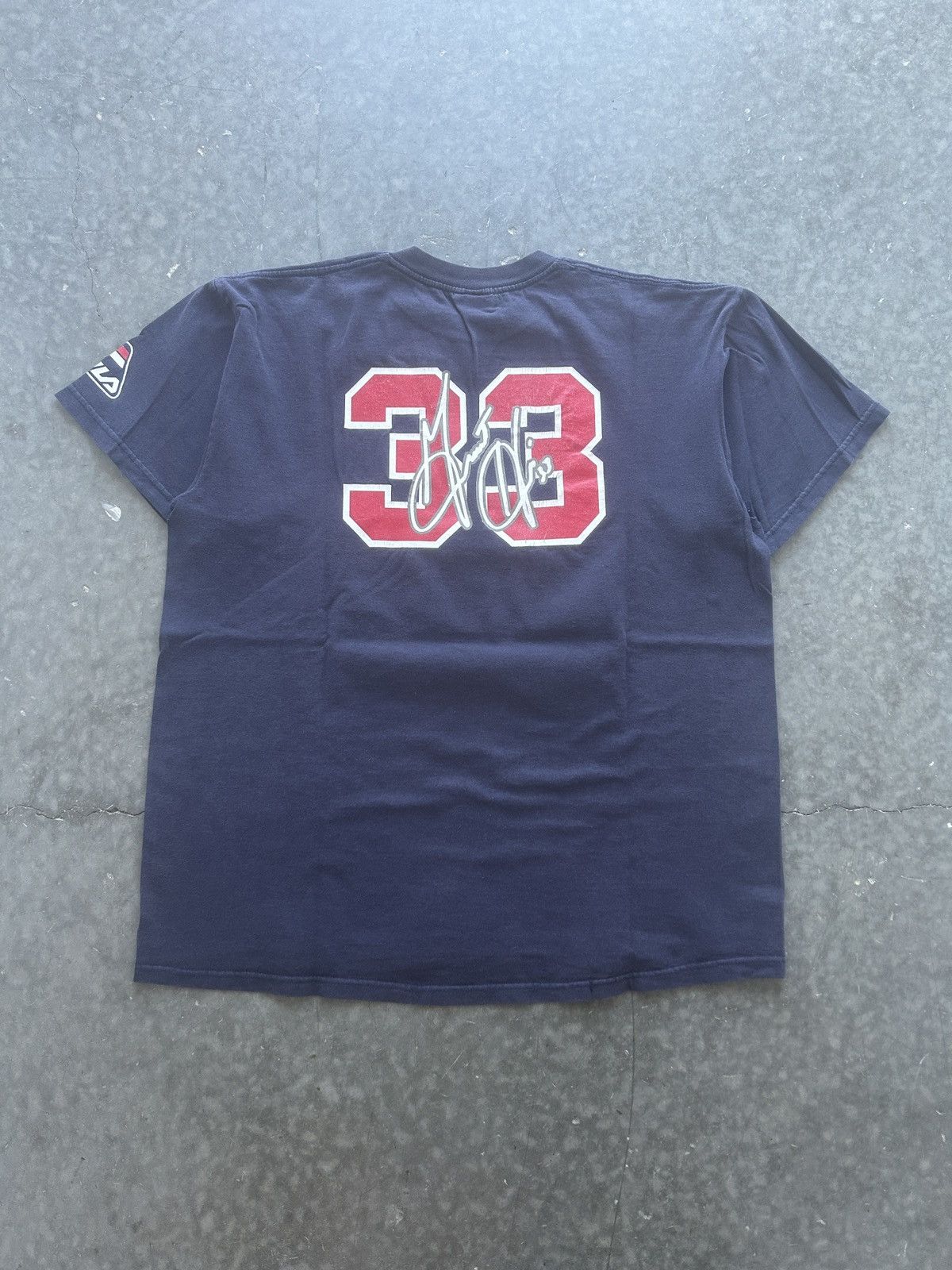 Fila × Vintage Vintage 90a Fila Grant Hill Graphic Tee Size US L / EU 52-54 / 3 - 5 Thumbnail