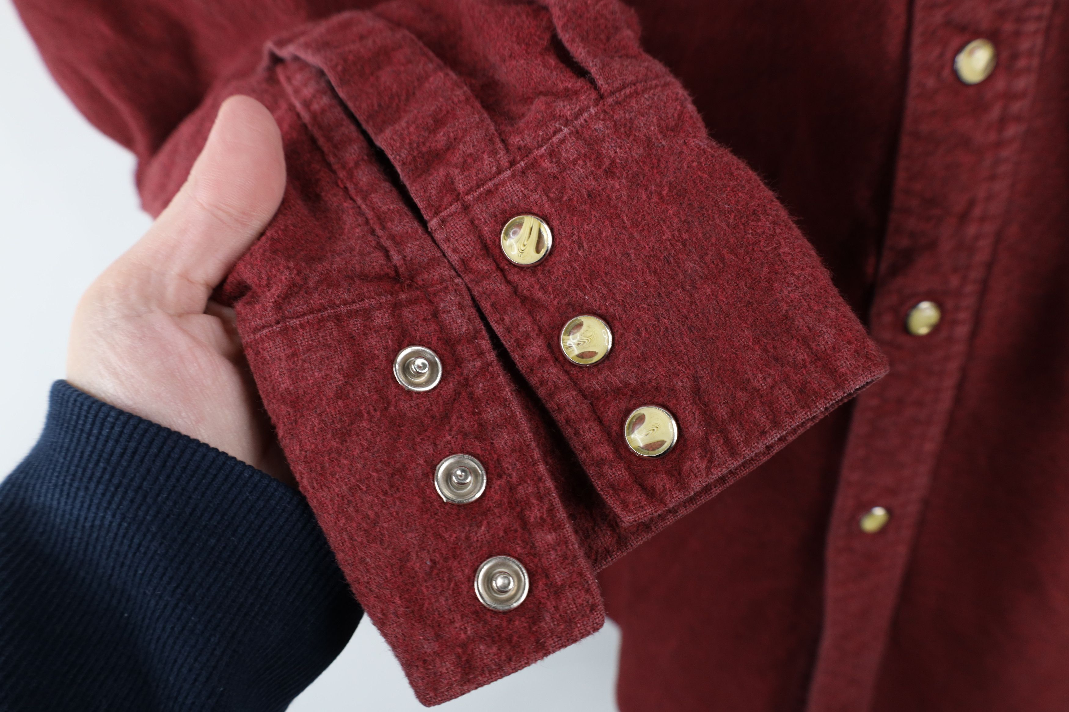 Vintage Vintage 90s Streetwear Heavyweight Western Button Shirt Size US XL / EU 56 / 4 - 4 Thumbnail