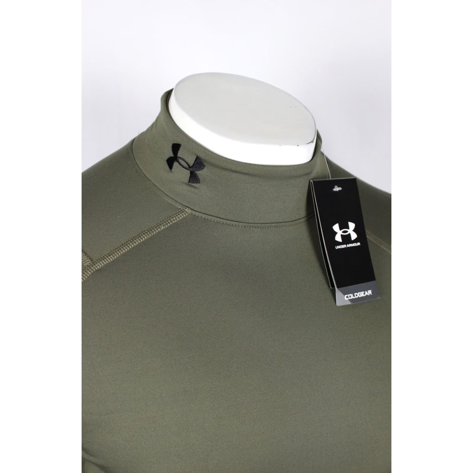 Under Armour Under Armour Men's Cold Gear Armour Fitted Mock Long Sleeve S Green 1366066 390 Size US S / EU 44-46 / 1 - 3 Thumbnail