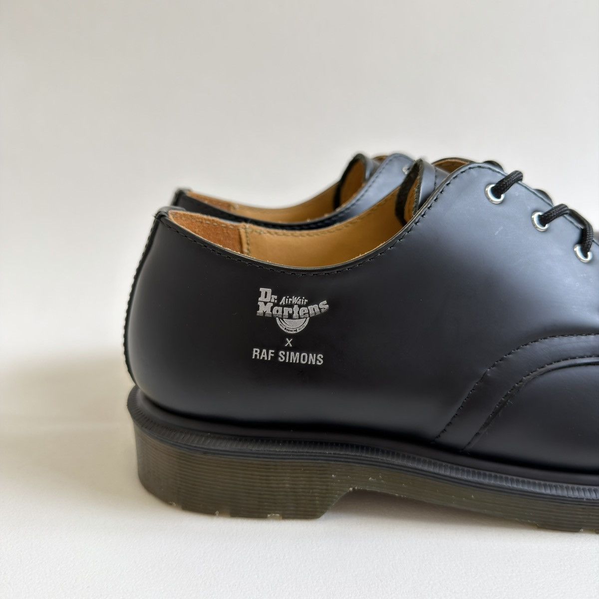 Raf Simons Keaton 1 Black Leather Metal Toe Cap Shoes Size US 10 / EU 43 - 15 Thumbnail
