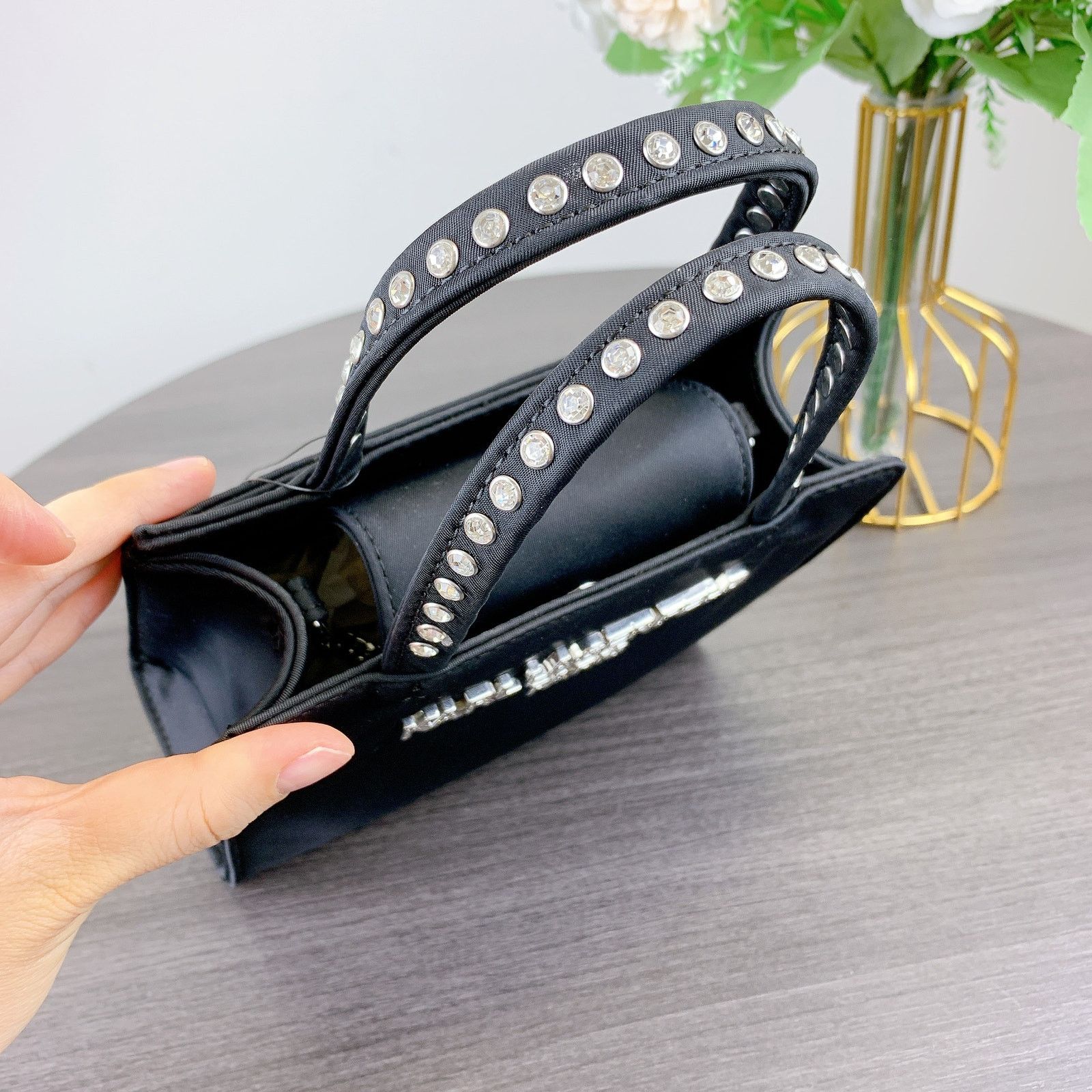 Karl Lagerfeld Karl Lagerfeld LH3DE8CR IKONS MINI SATCHEL CHAIN ​​Black Size ONE SIZE - 6 Thumbnail