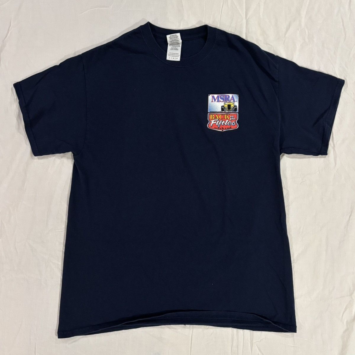Gildan MSRA Car Tee Navy Size L Size US L / EU 52-54 / 3 - 2 Thumbnail