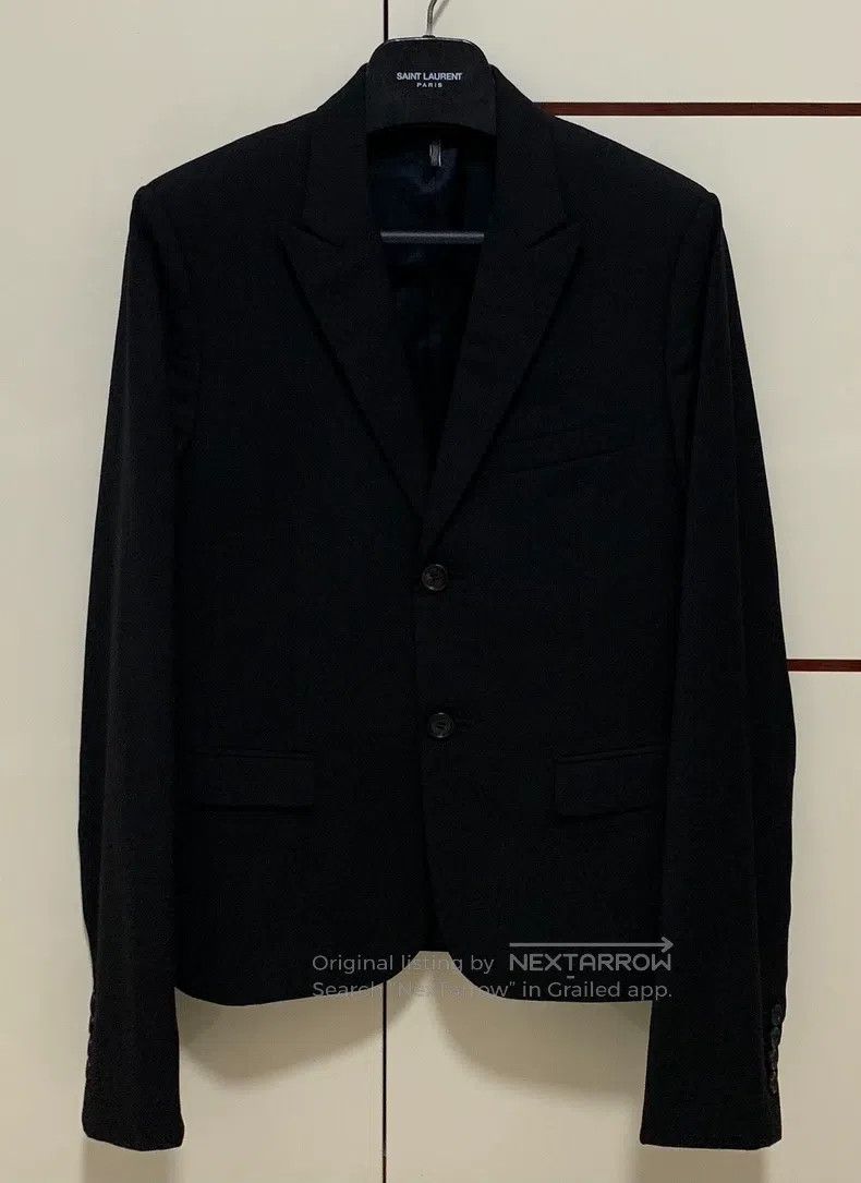 Dior Dior Black two-button notch lapel suit Size US S / EU 44-46 / 1 - 1 Thumbnail