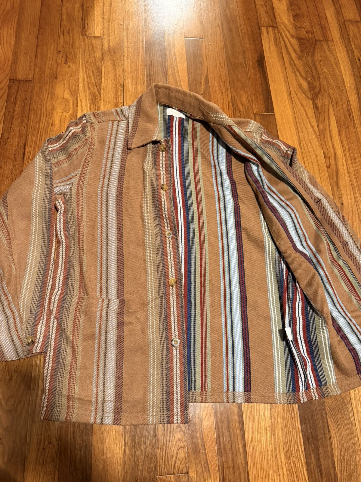 Aime Leon Dore Aime Leon Dore Blanket Serape Striped Brown Chore Coat Small Size US S / EU 44-46 / 1 - 9 Thumbnail