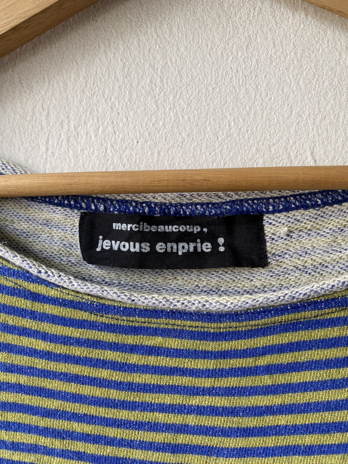 Issey Miyake × mercibeaucoup 2000s - Mercibeaucoup By Issey Miyake Stripped Tee Size S / US 4 / IT 40 - 9 Thumbnail