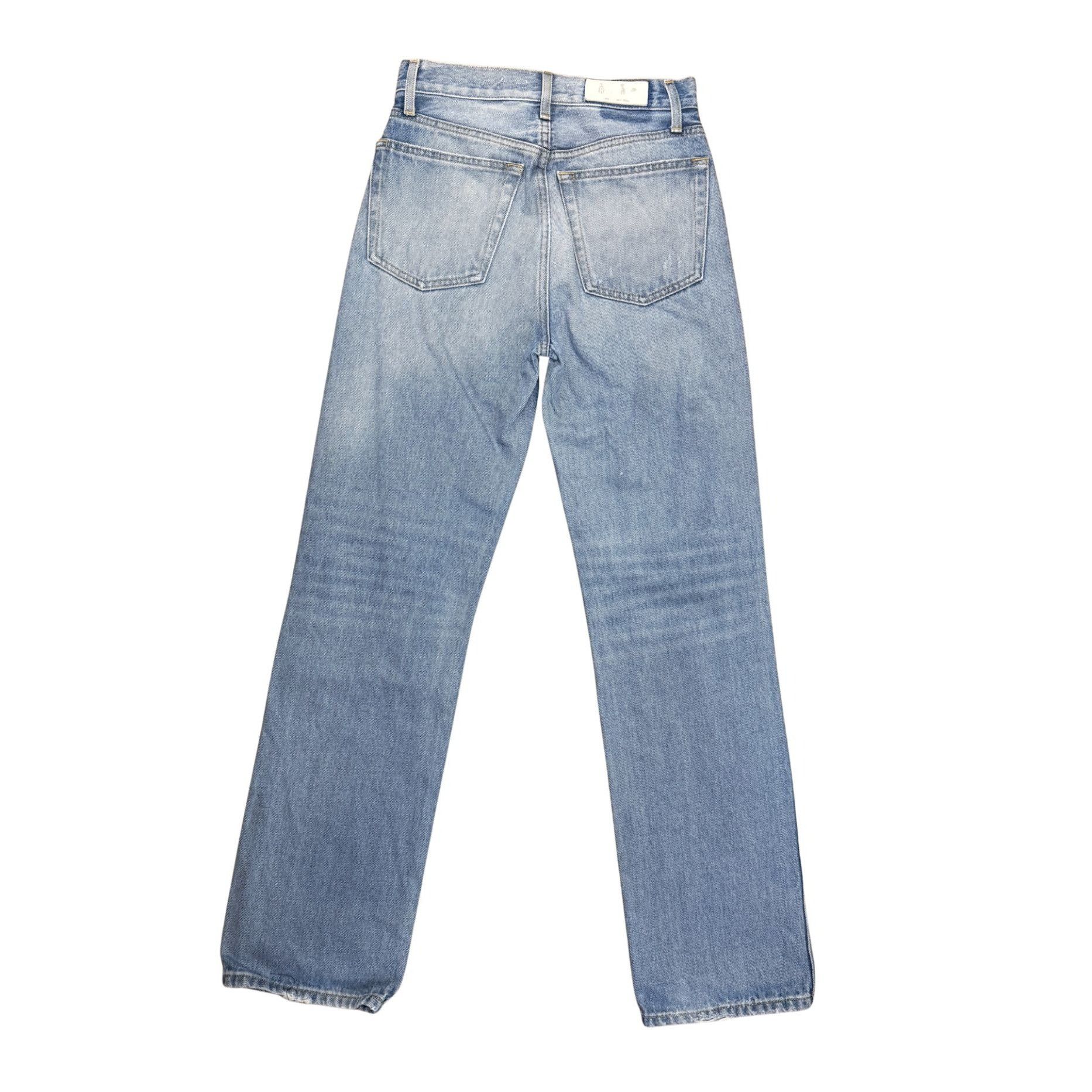 RE/DONE RE/DONE 90s High Rise Loose Distressed Denim Jeans EUC $295 Size 26" / US 2 / IT 38 - 3 Thumbnail