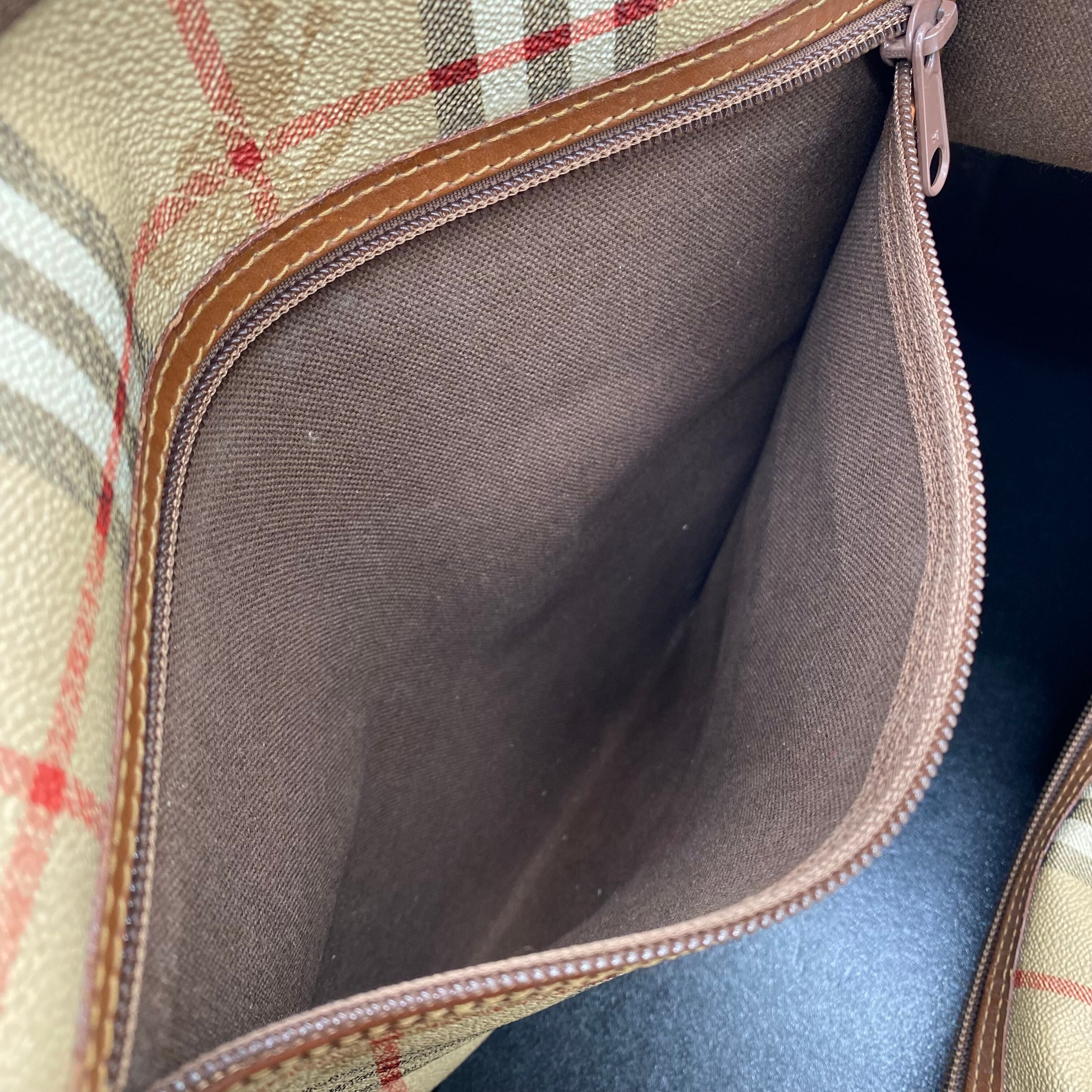 Burberry Vintage Burberrys Boston Bag Nova Check Size ONE SIZE - 9 Thumbnail