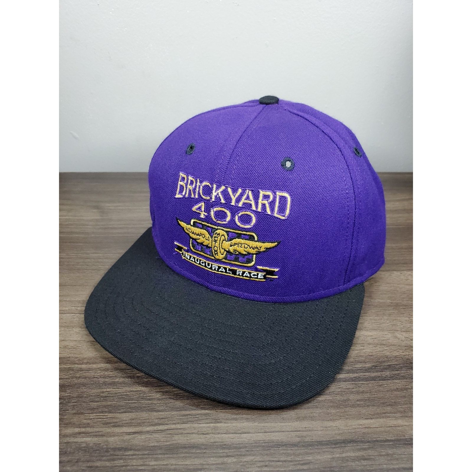 Delong × NASCAR × Vintage 1994 BRICKYARD 400 Inaugural Race Snapback Hat Cap USA Size ONE SIZE - 1 Thumbnail