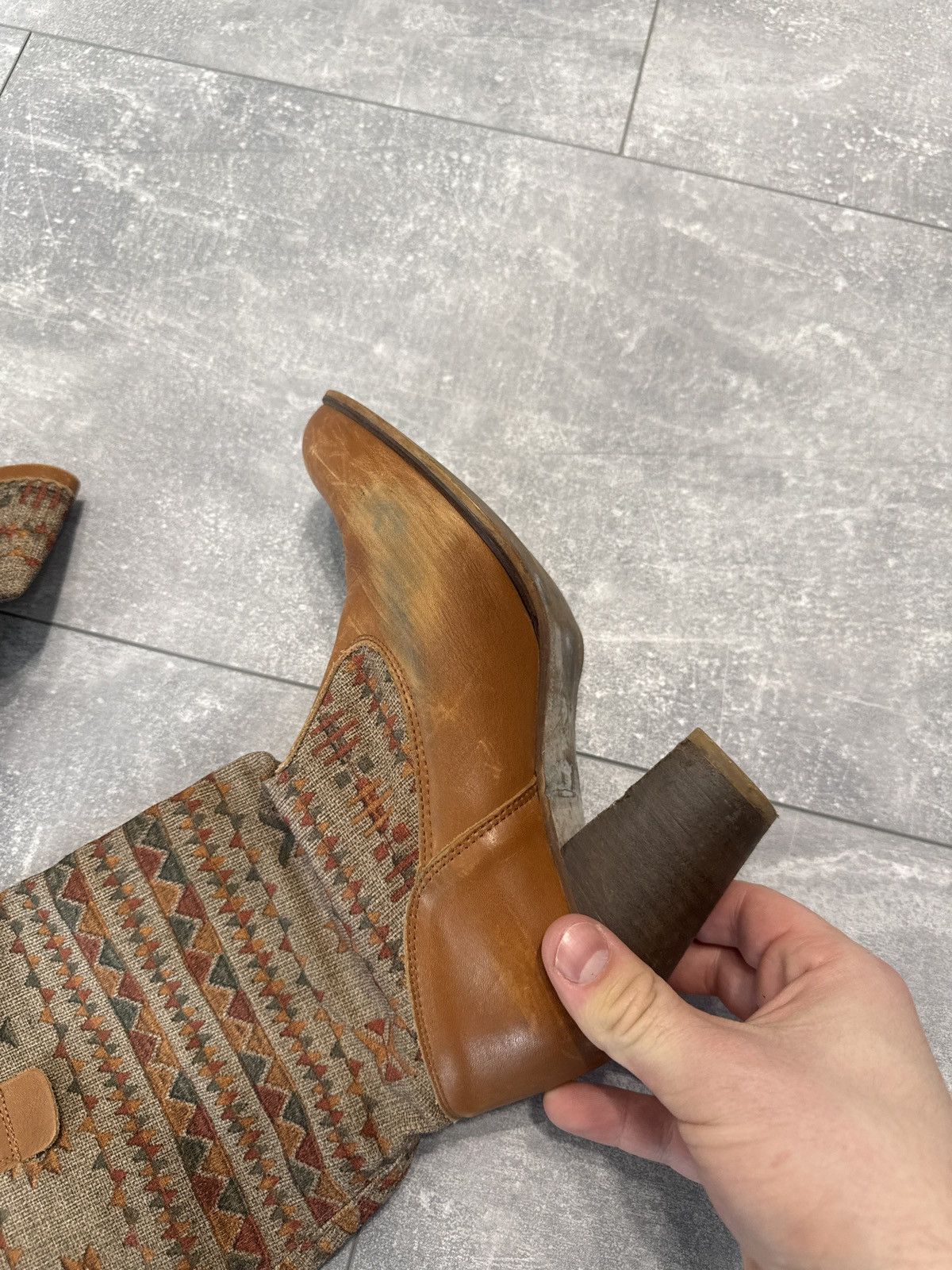A.S.98 Rare Vintag Leather boots Size US 6 / IT 36 - 7 Thumbnail