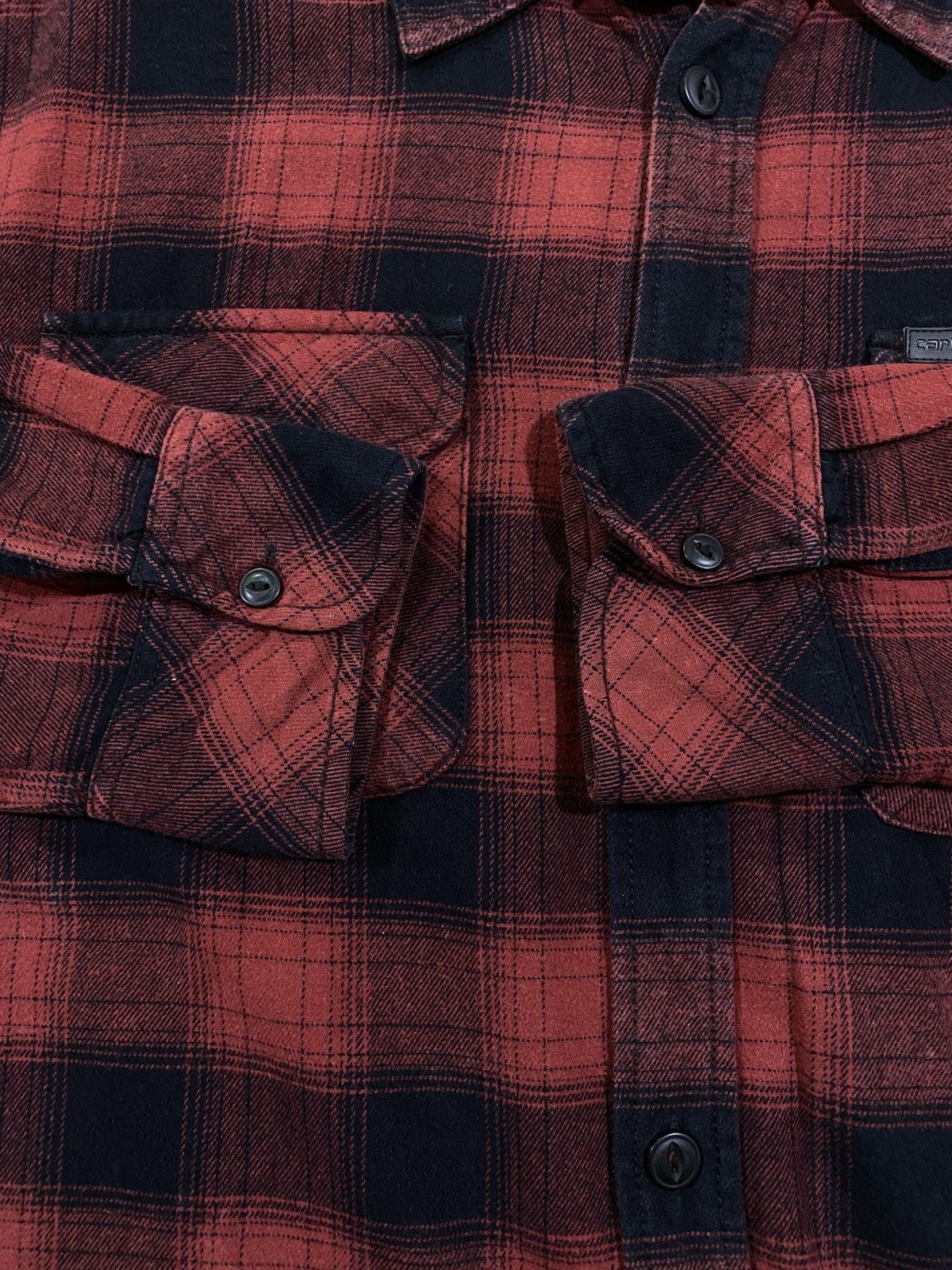 Carhartt Carhartt Matrix Plaid Flannel Work Shirt Size US XL / EU 56 / 4 - 4 Thumbnail