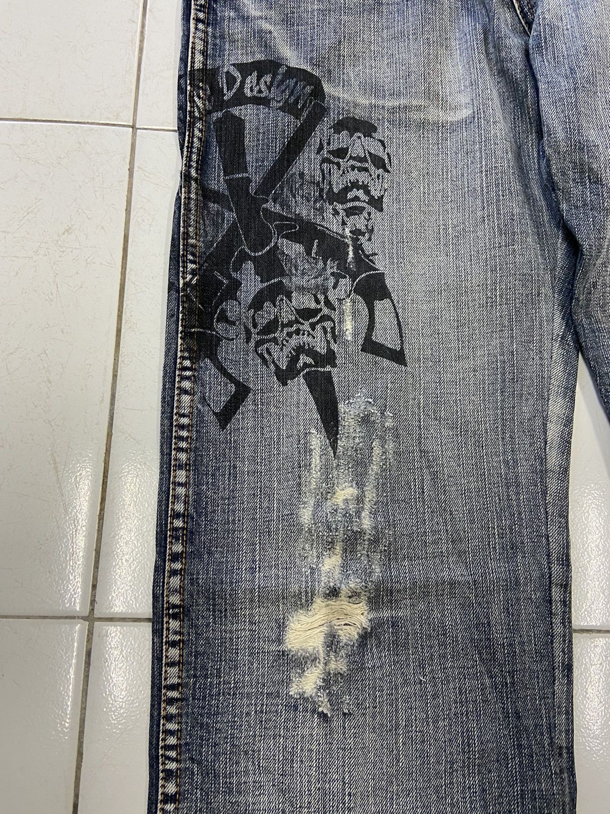 semanticdesign SEMANTICDESIGN JAPAN GUN DESIGN DENIM JEANS Size US 32 / EU 48 - 3 Thumbnail