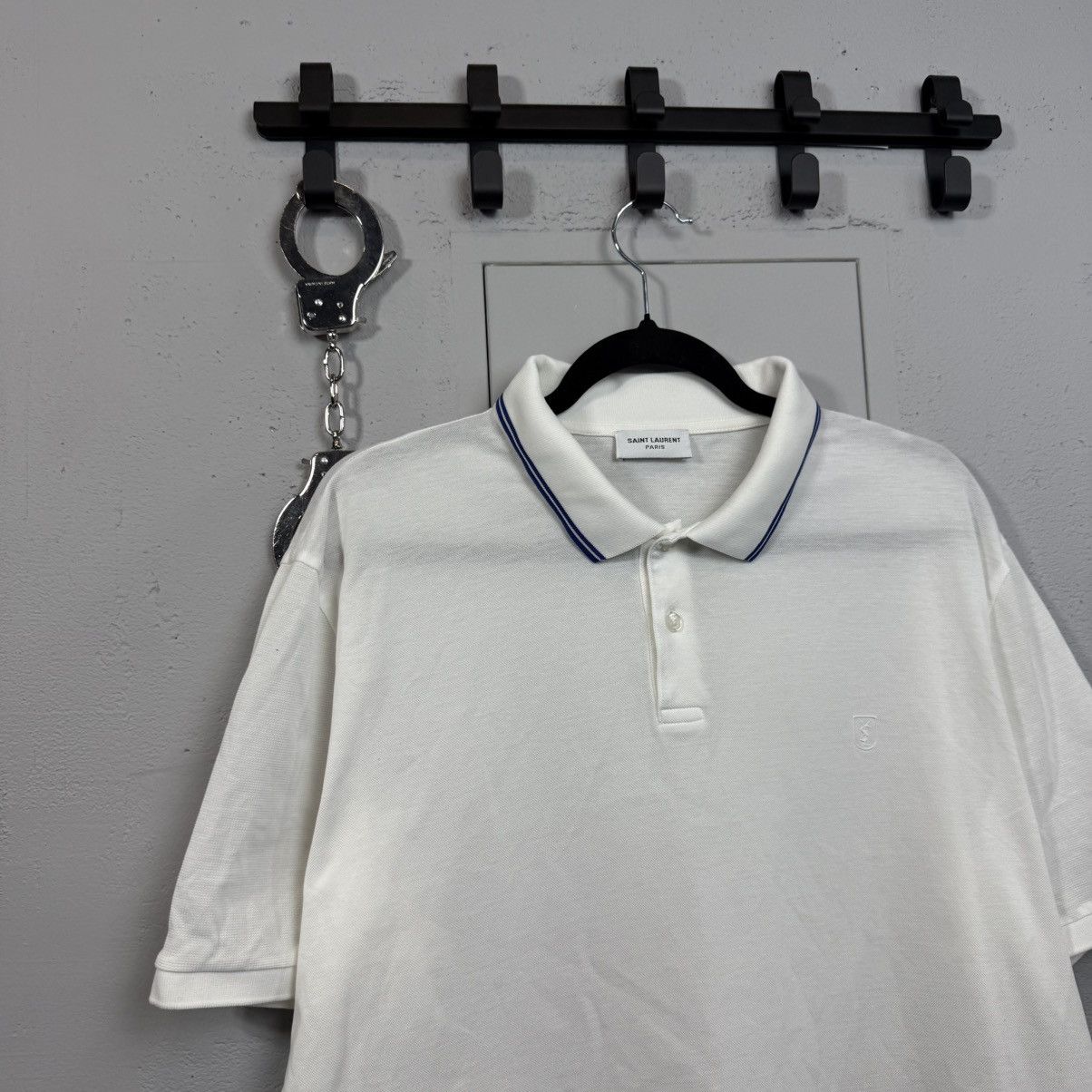 Saint Laurent Paris Vintage Saint Lauren Paris Polo Shirt Size US XL / EU 56 / 4 - 3 Thumbnail