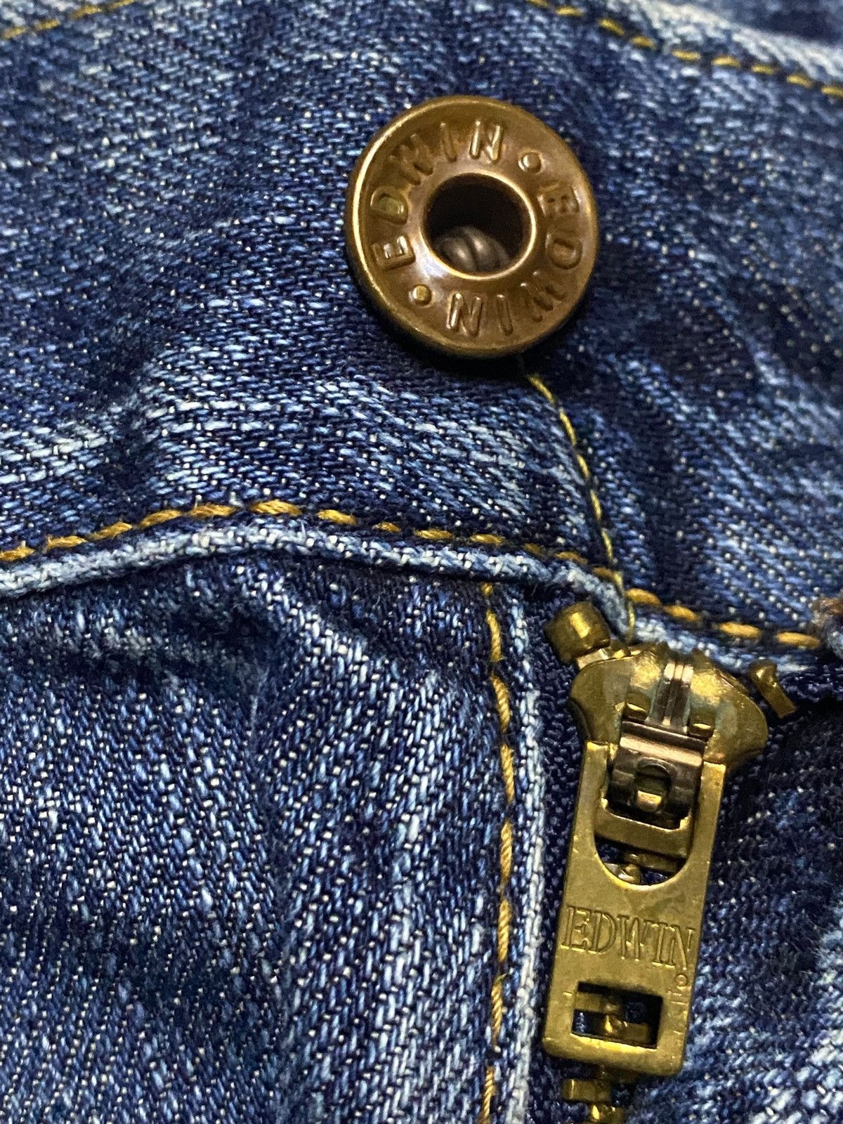 Junya Watanabe Vintage Japanese Brand Edwin 505 zxx Selvedge Distressed Size US 30 / EU 46 - 9 Thumbnail
