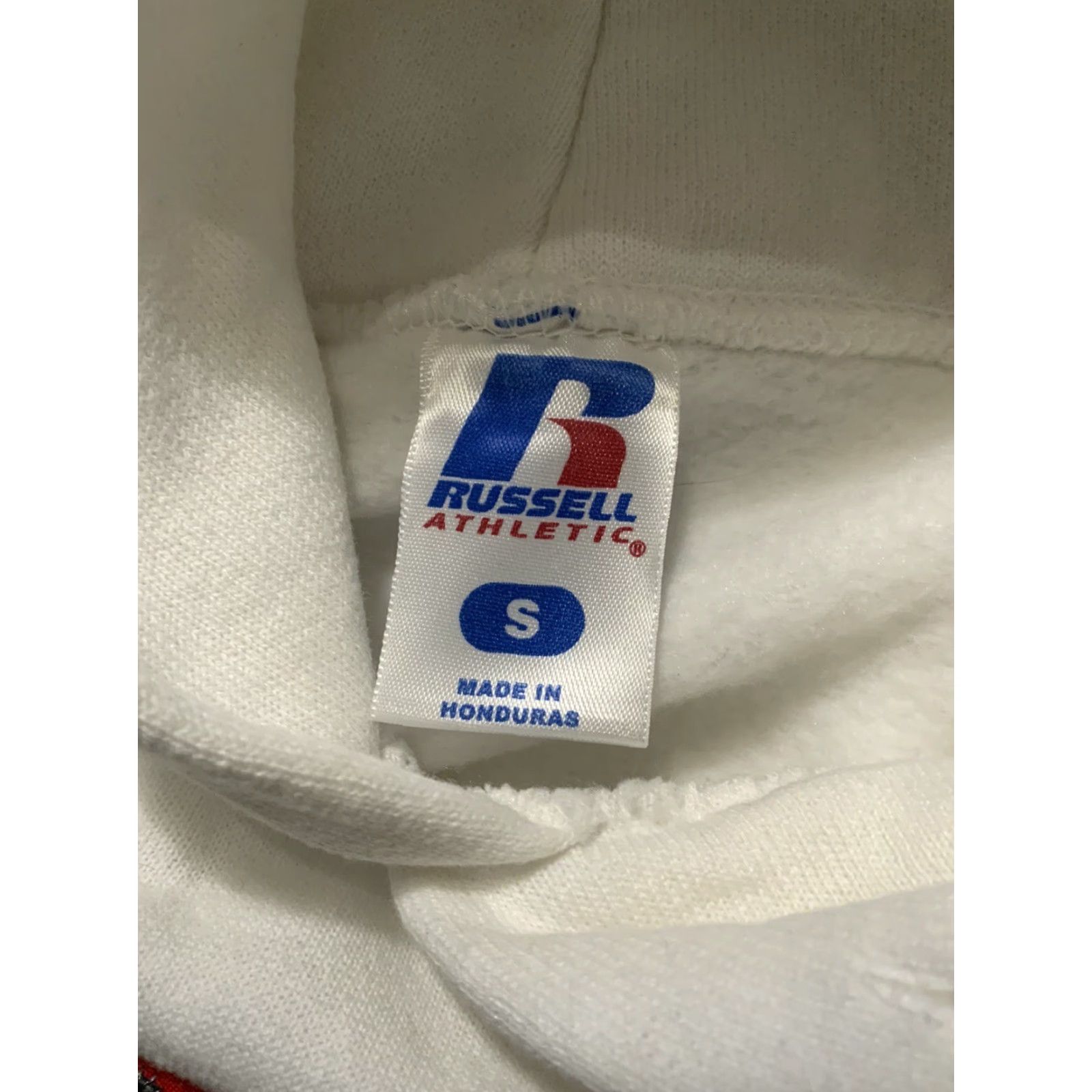Russell Athletic VINTAGE Russell Athletic Bowling Green Falcons University White Pullover Hoodie Size US S / EU 44-46 / 1 - 5 Thumbnail