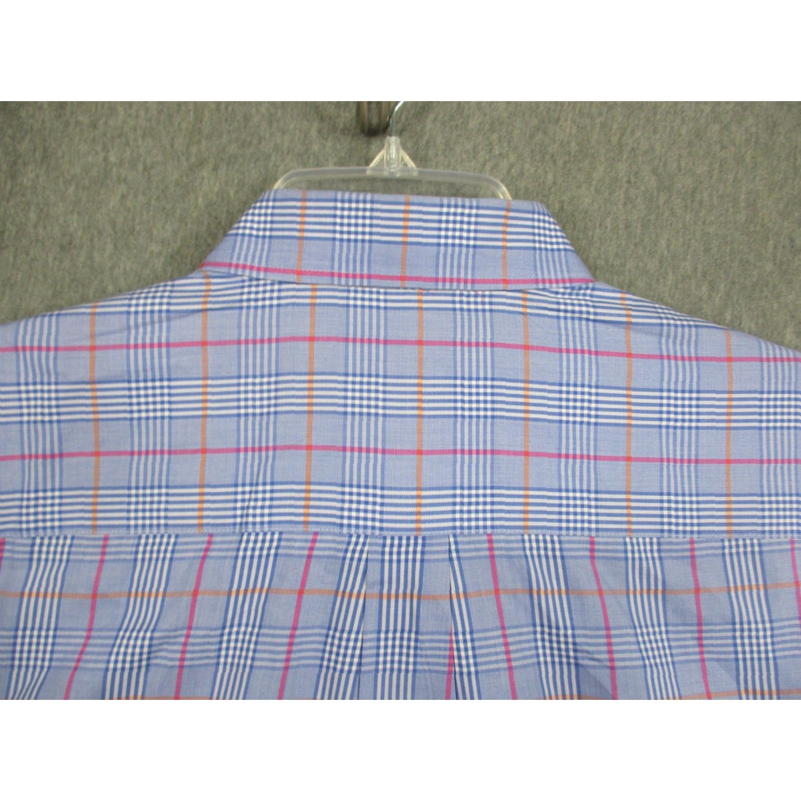 Peter Millar **Peter Millar Classic Blue Red Plaid Mens Large Dress Shirt** User: **Peter Millar Classic Blue Red Plaid Men's Large Dress Shirt** Size 42R - 7 Thumbnail