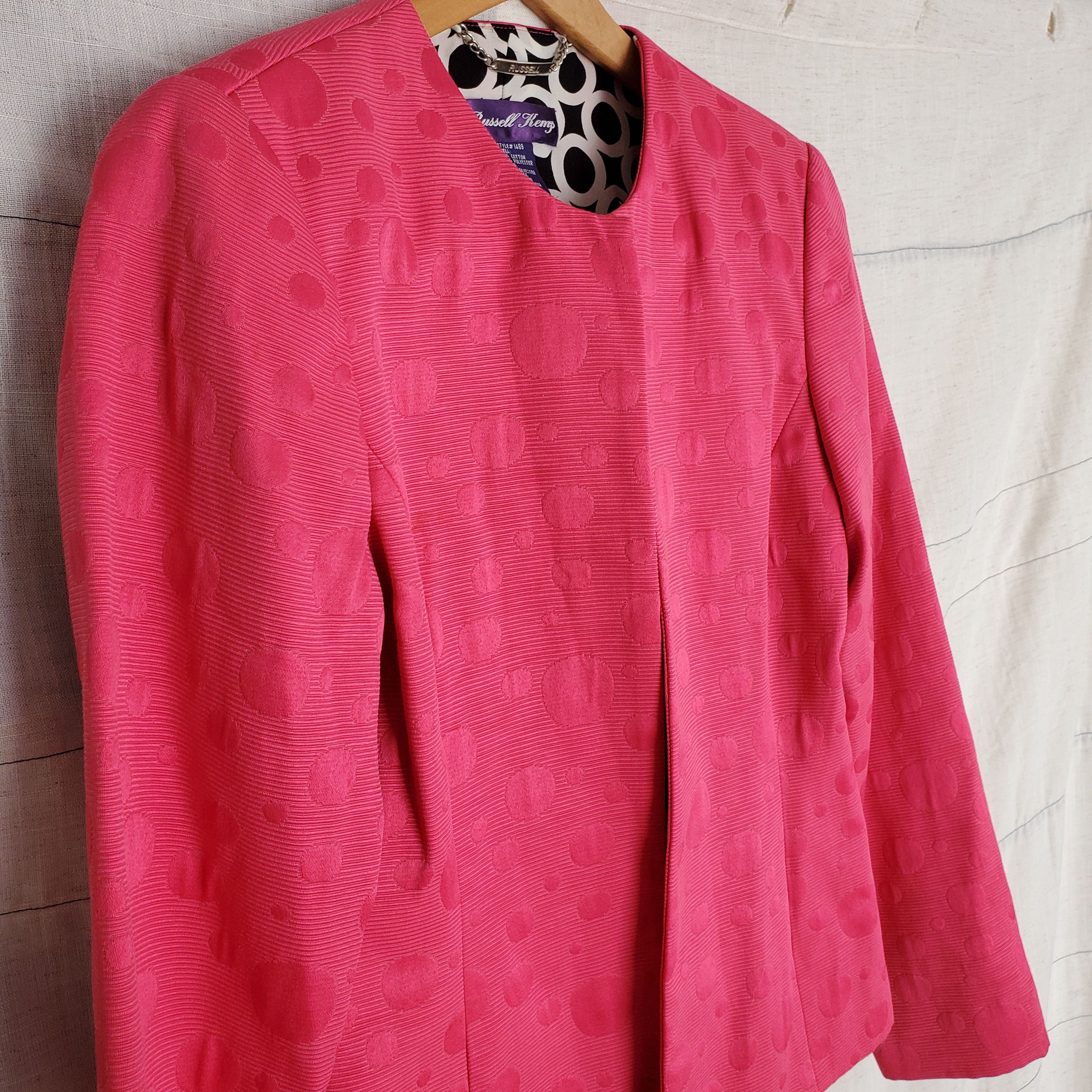 Other Russell Kemp Vintage Pink Jacket With Circle Designs size 8 Size M / US 6-8 / IT 42-44 - 5 Thumbnail