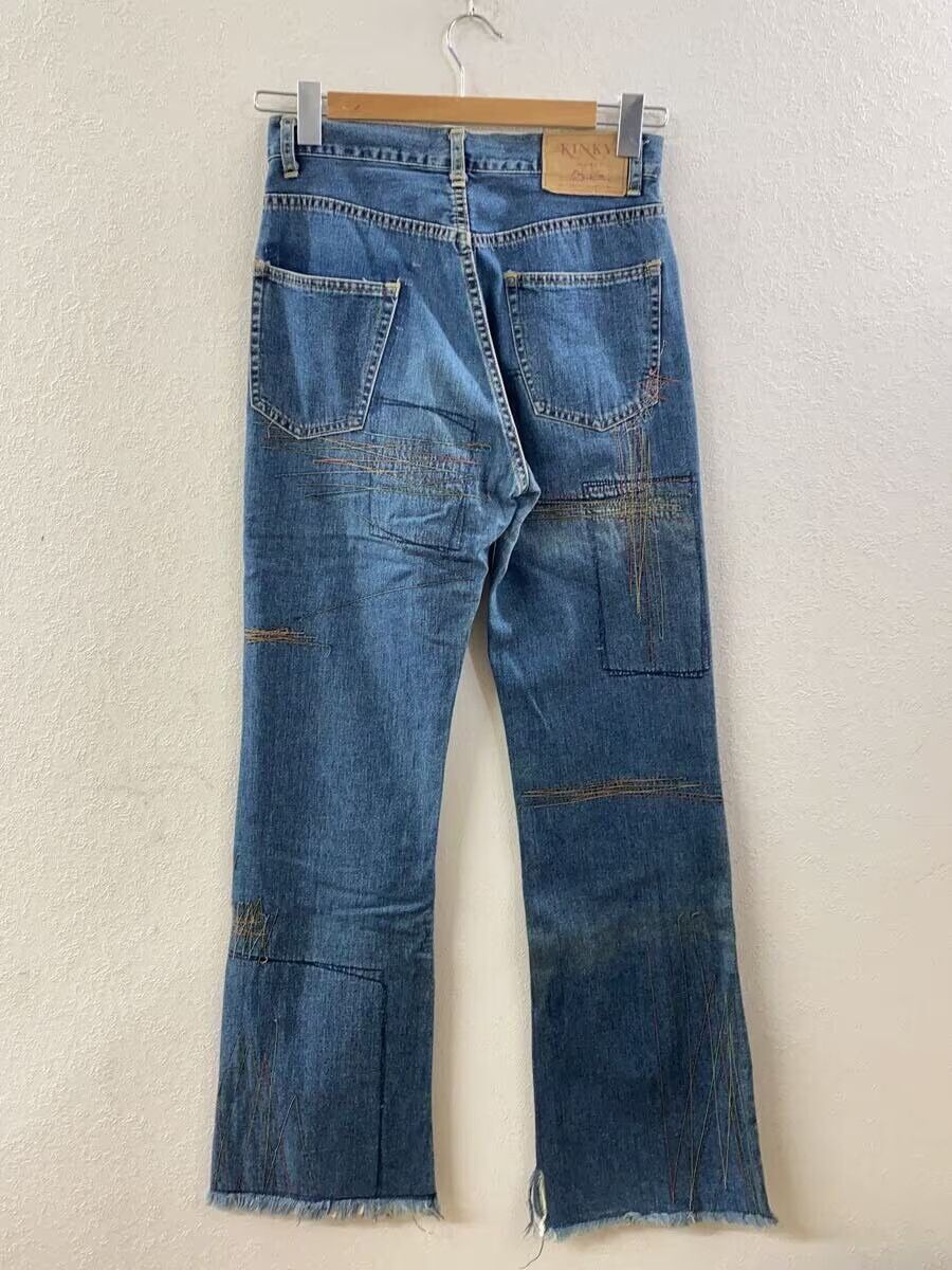 Hysteric Glamour Contrast Stitch Pattern Boot Cut Denim Jeans Size US 28 / EU 44 - 2 Thumbnail