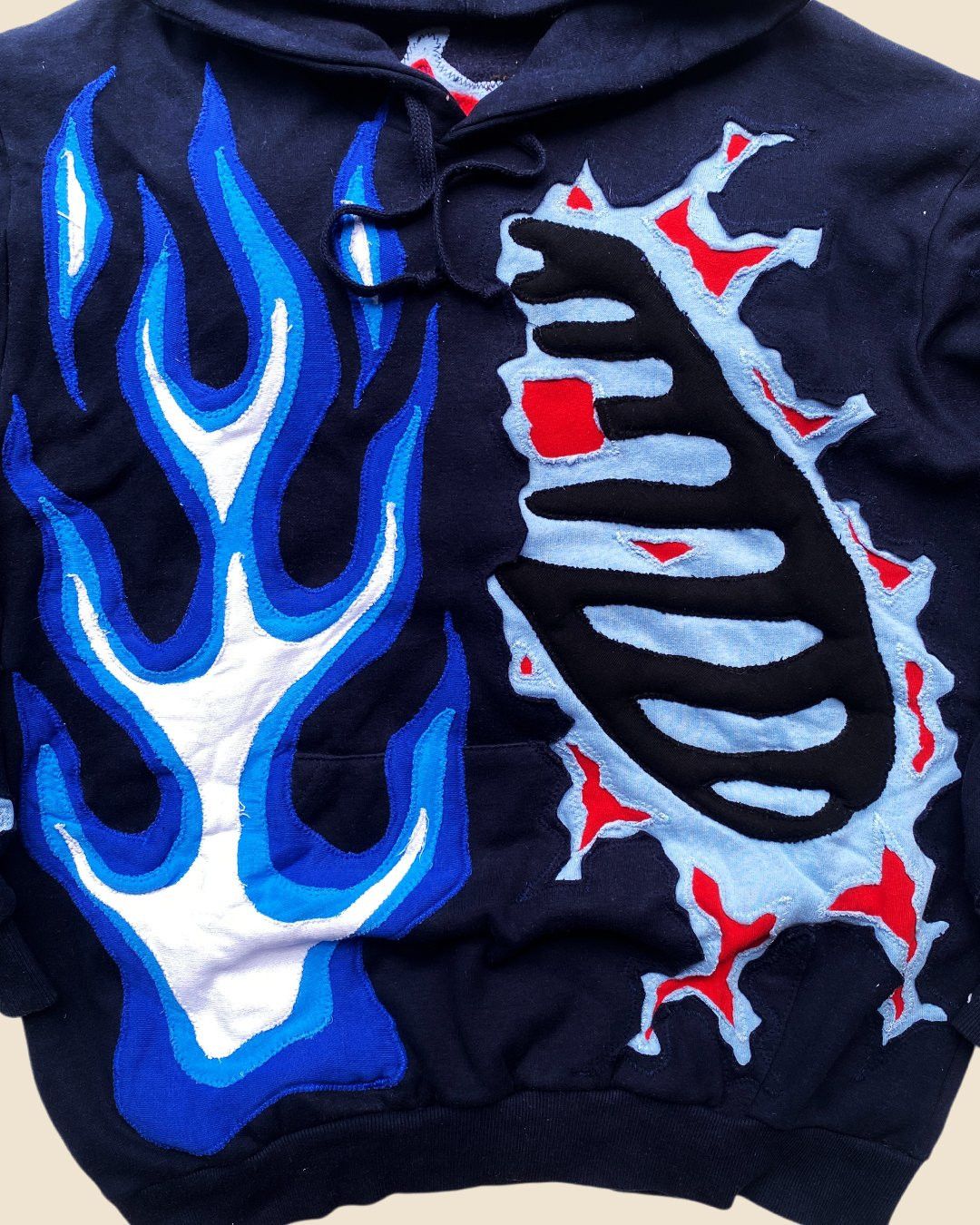 Other 1 OF 1 REWORKED 3D PUFF SKELETON BLUE FLAME SIZE L Size US L / EU 52-54 / 3 - 3 Thumbnail