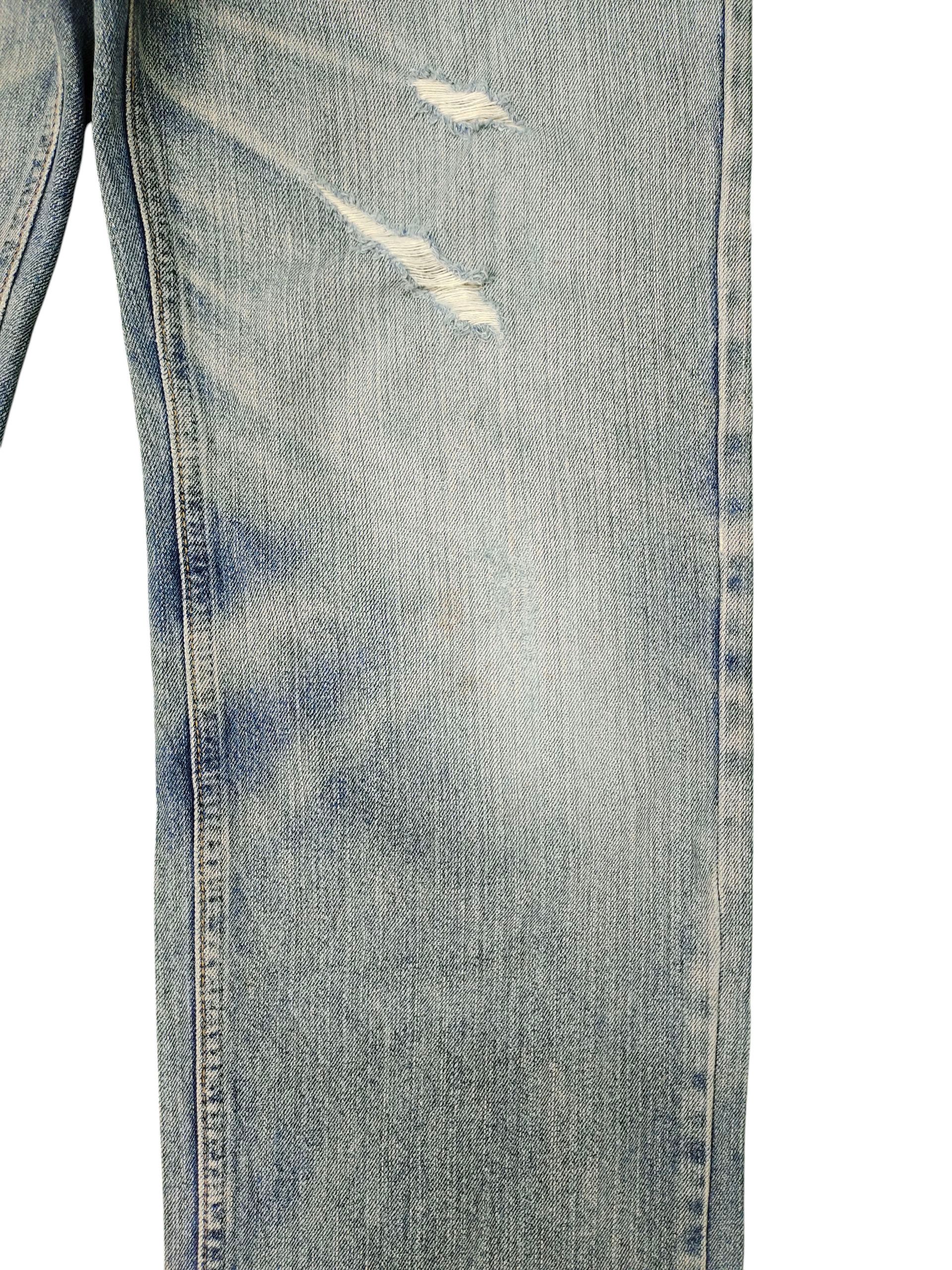 Comme des Garcons × Undercover Vintage Woodduck Japan Clawmark Distress Faded Denim Jeans Size US 32 / EU 48 - 4 Thumbnail
