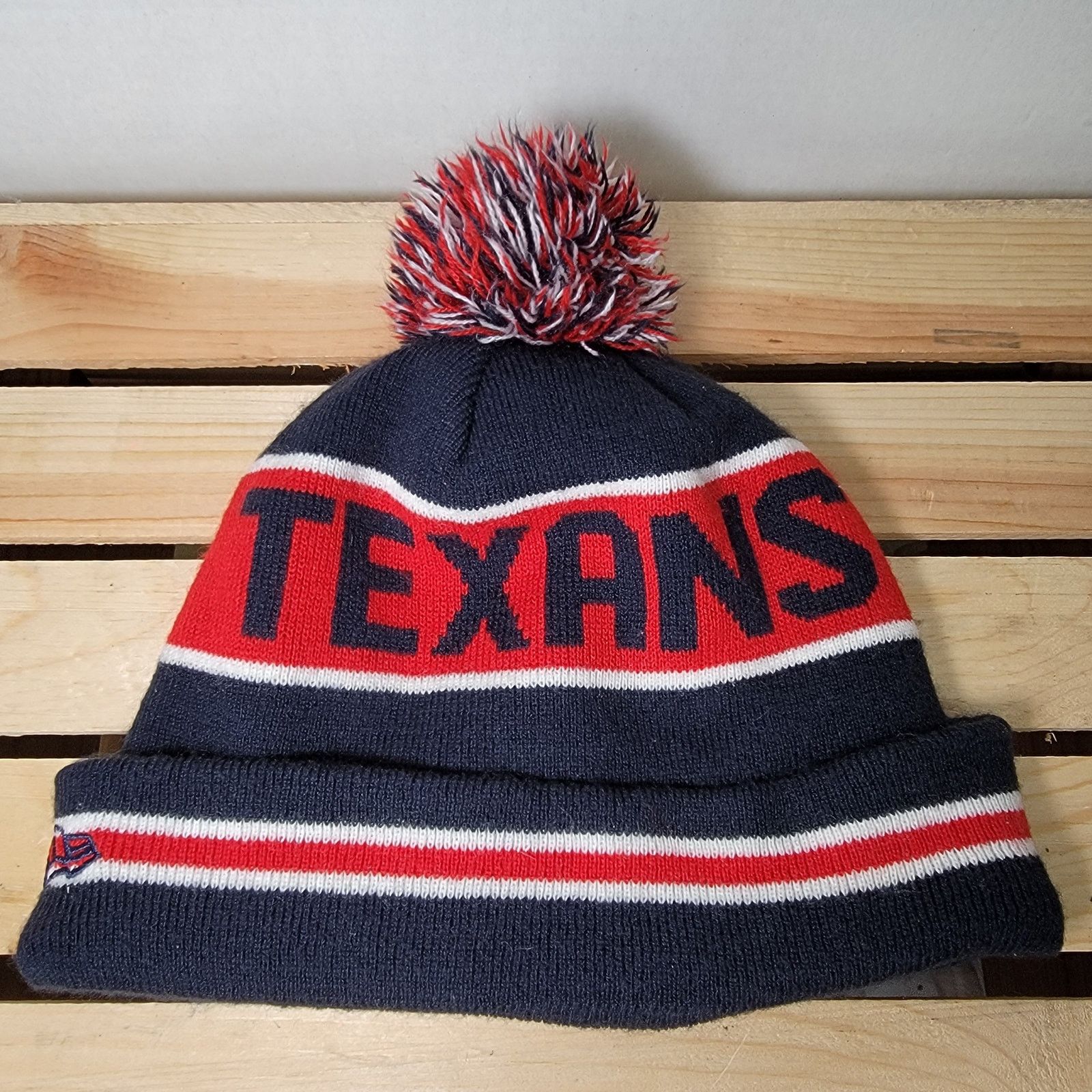 NFL NFL x New Era Houston Texans Lined Knit Beanie w/ Pom Size ONE SIZE - 6 Thumbnail