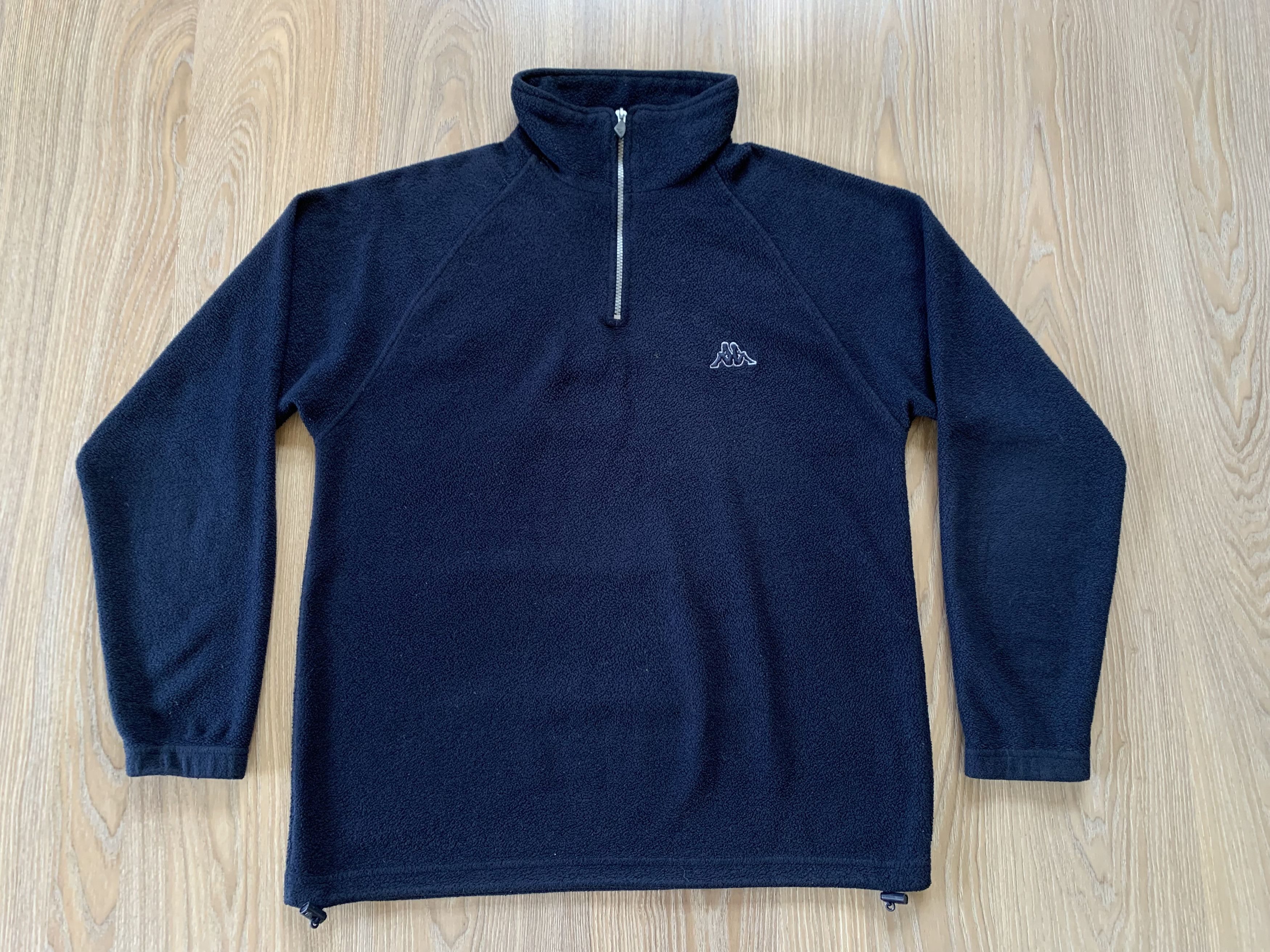 Kappa × Vintage Vintage Kappa Fleece Quarter Zip Sweatshirt Size US L / EU 52-54 / 3 - 2 Thumbnail