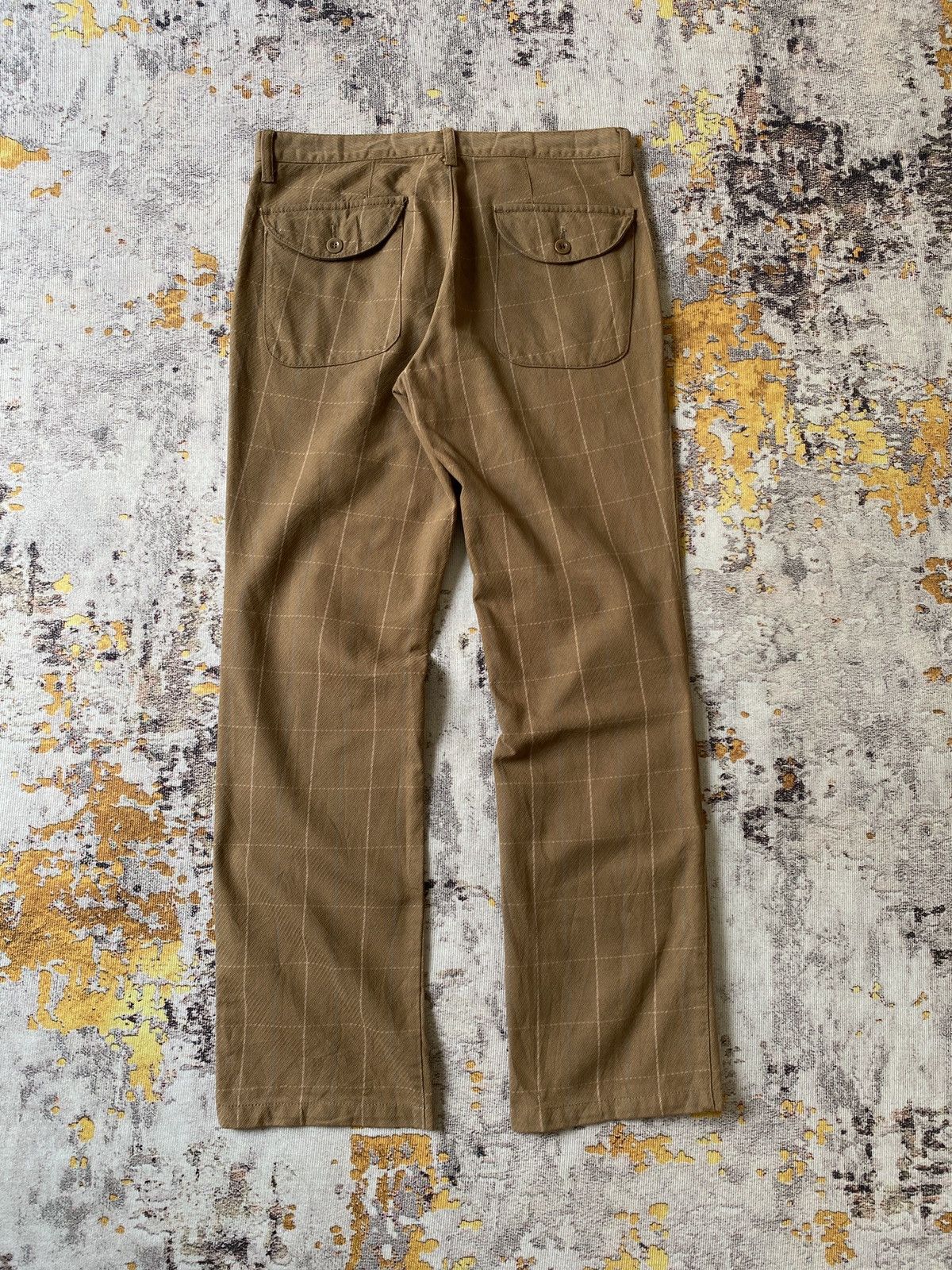 If Six Was Nine Slowgun Japan Plaid Design Pant Size US 31 - 2 Thumbnail