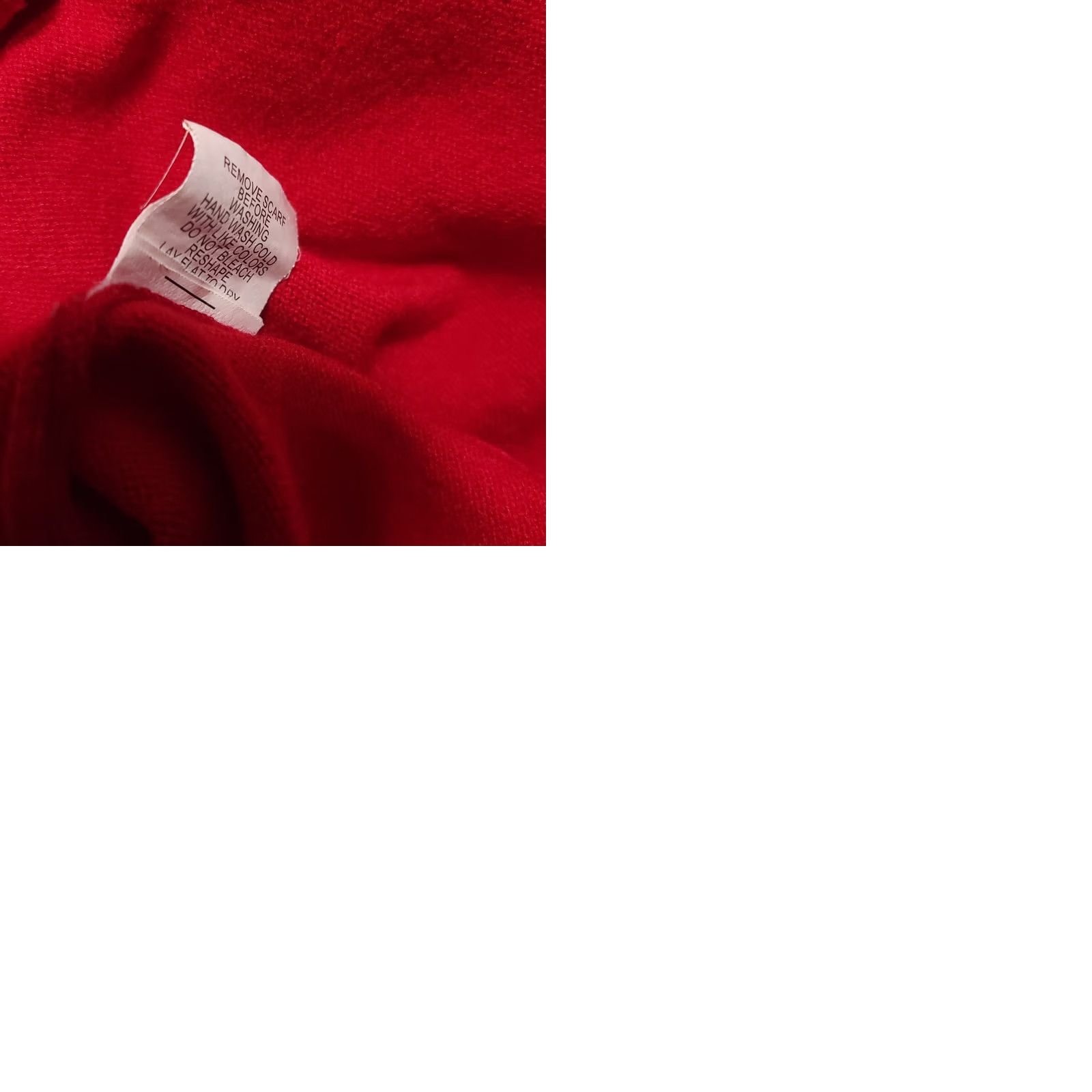 Vintage Notations Sweater Women's 3X Plus Red 3/4 Sleeve Ruched Knit Scoop Neck Size XXL / US 16-18 / IT 52-54 - 9 Thumbnail