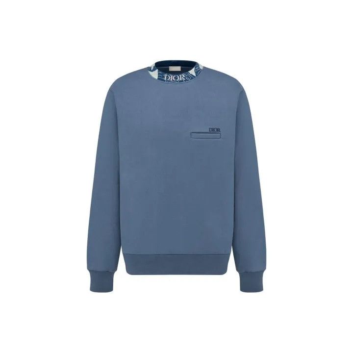 Dior Dior Embroidered Logo Long Sleeve Sweatshirt 0079 Size US L / EU 52-54 / 3 - 1 Thumbnail