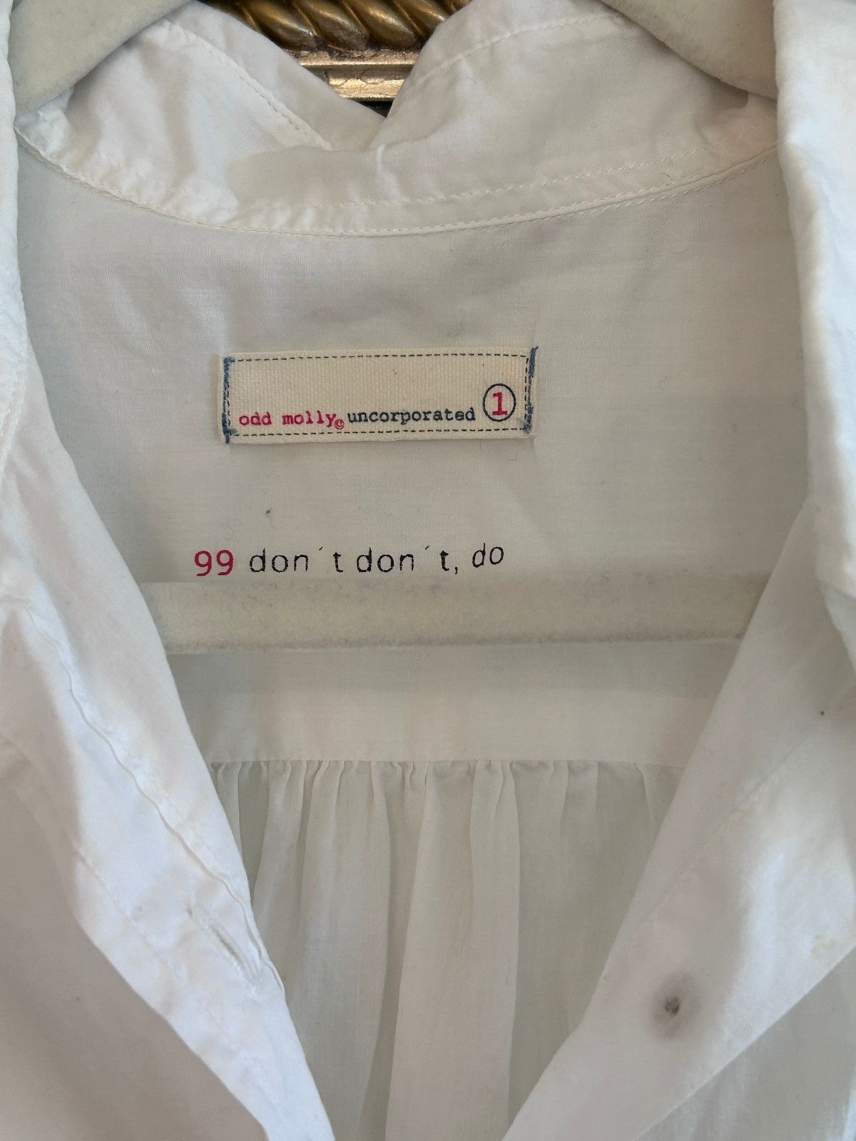 Odd Molly Vintage Odd Molly Embroidered White Button Down Size S / US 4 / IT 40 - 3 Thumbnail