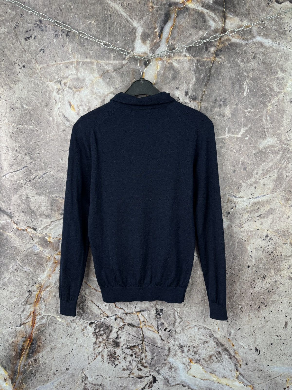 Other × Reiss Men’s Reiss Polo Shirt Long Sleeve Pullover Size XS Size US XS / EU 42 / 0 - 8 Thumbnail