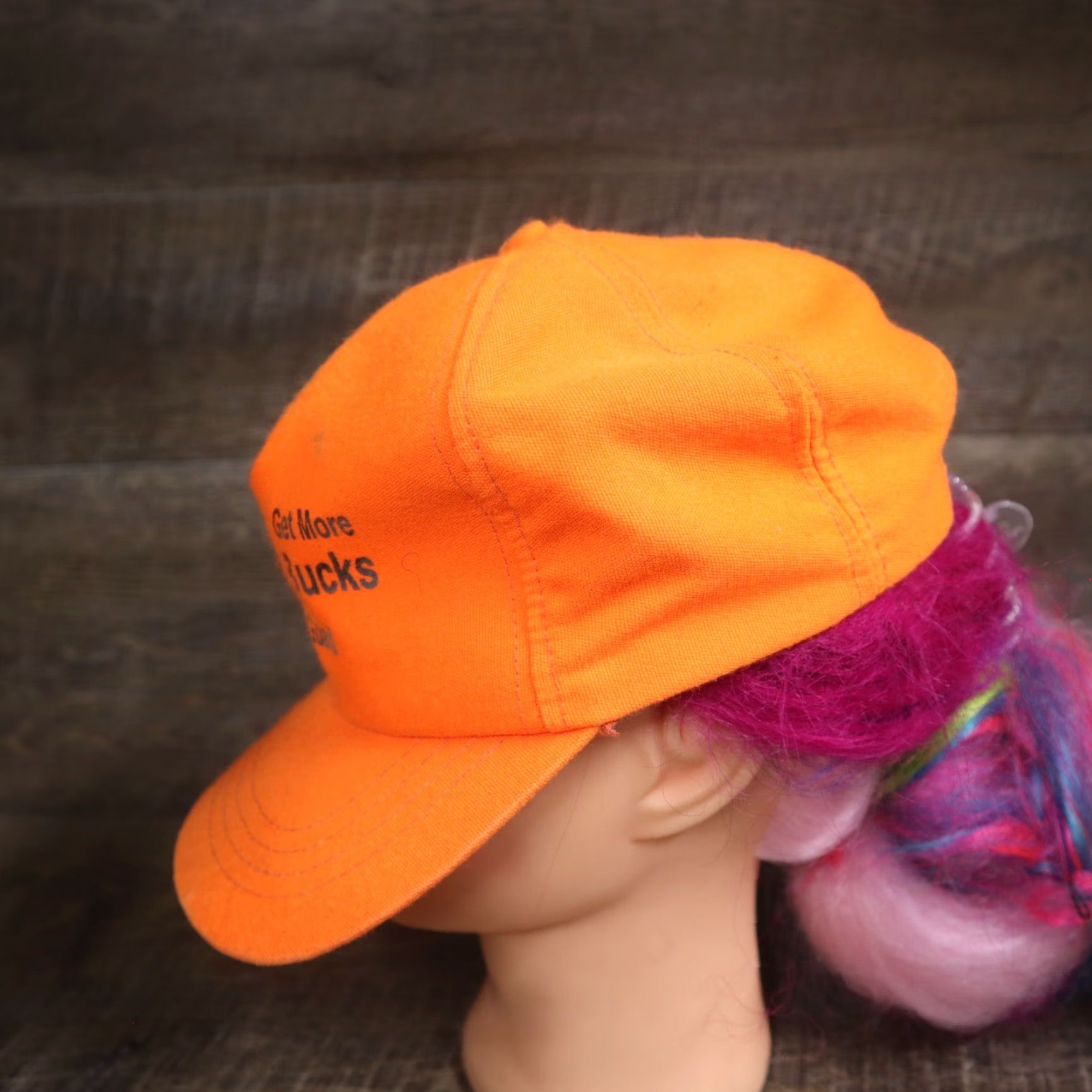 Bass Pro Shops Army Hat Baseball Cap Orange Adjustable Adult Mens Size ONE SIZE - 4 Thumbnail