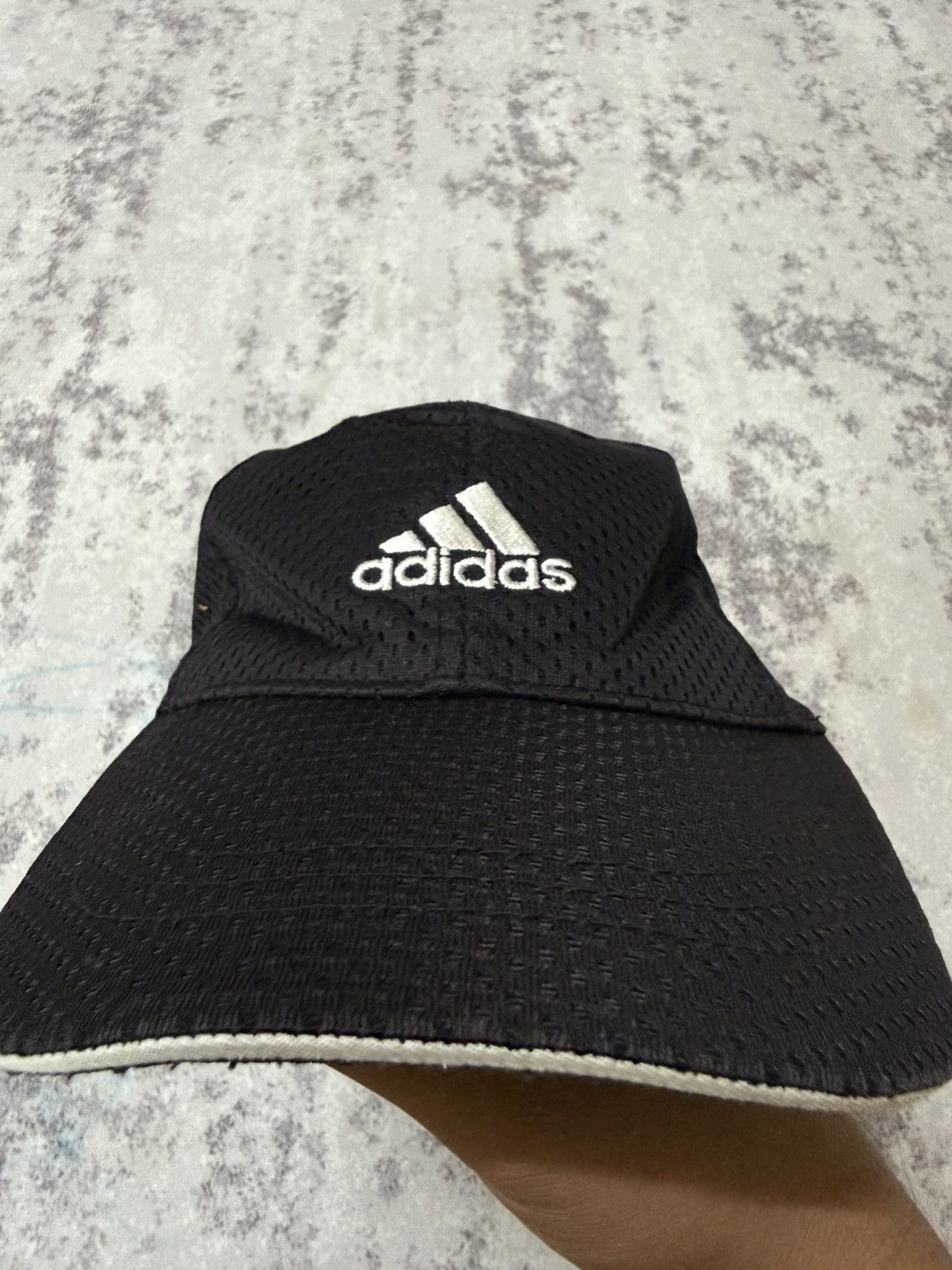 Adidas Vintage Adidas Velcro Running Cap Size ONE SIZE - 6 Thumbnail