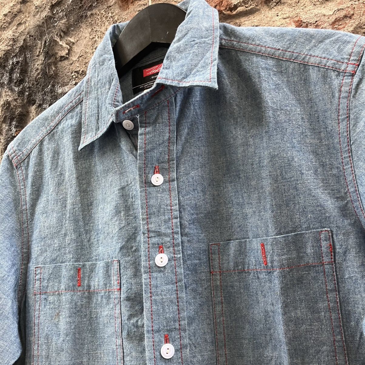 Futura Futura Laboratories ‘You never cool’ chambray shirt Size US M / EU 48-50 / 2 - 2 Thumbnail