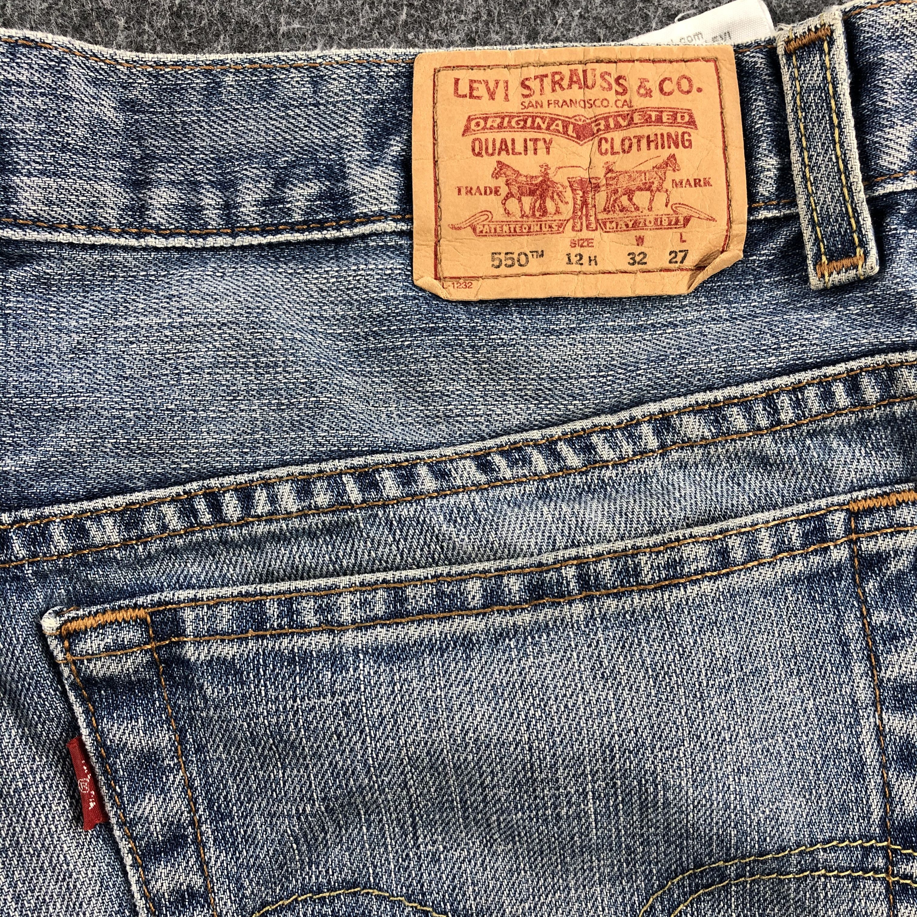 Levi's Vintage Levis 550 Relaxed Denim Jeans-J973 Size US 32 / EU 48 - 5 Thumbnail