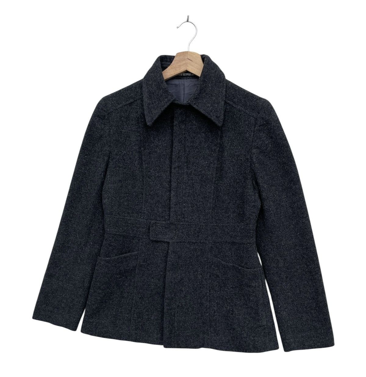 Yohji Yamamoto 🔥Accept Binding🔥 INED By Yohji Yamamoto By Peacoat With Belt Size S / US 4 / IT 40 - 3 Thumbnail