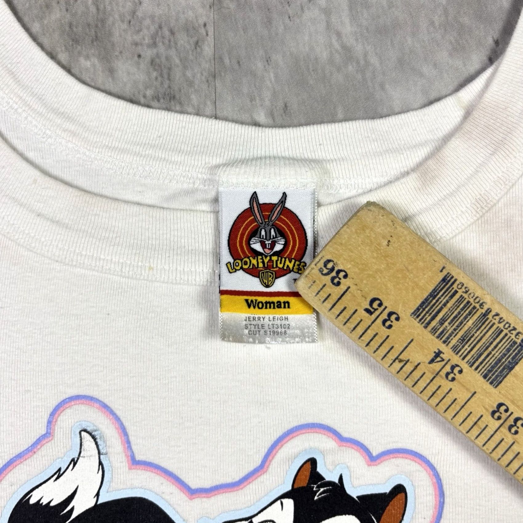 Vintage VINTAGE Looney Tunes Tank Top Women’s 2XL White Tweety 90s Cartoon Promo Cropped Sleeveless Shirt Mens? Size XXL / US 16-18 / IT 52-54 - 5 Thumbnail