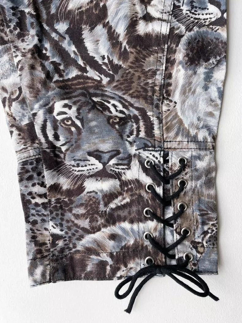 Kenzo Kenzo size m 90s Hokusai Animal High Waist Breeches pants Size US 30 / EU 46 - 7 Thumbnail