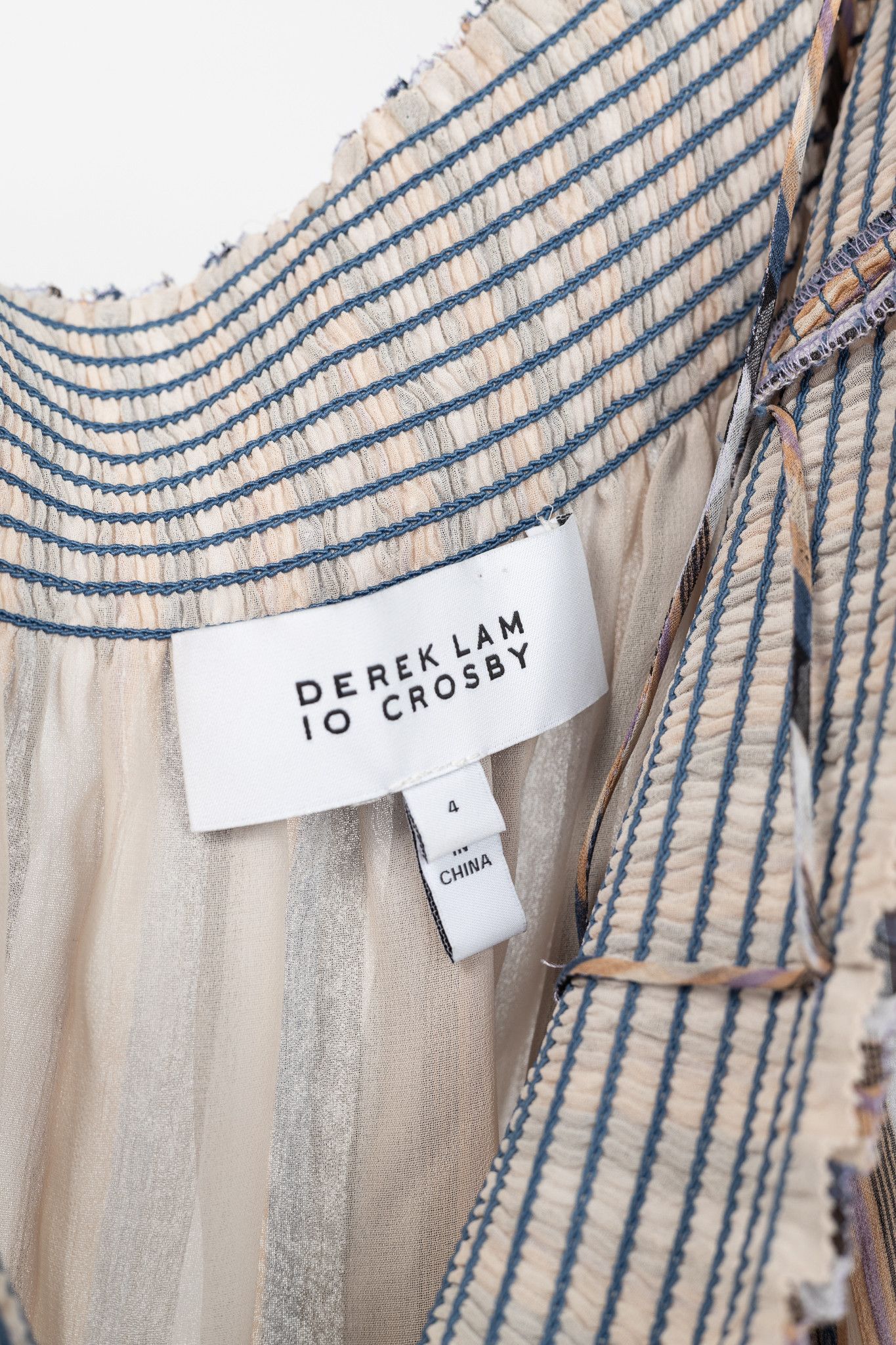 Derek Lam 10 Crosby Derek Lam 10 Crosby Orange Striped Silk Ruffle Mini Skirt Size 27" / US 4 / IT 40 - 7 Thumbnail