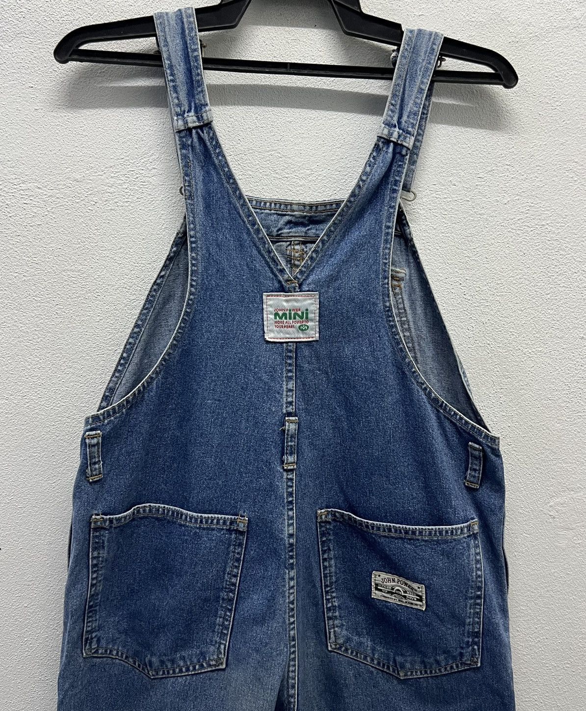 Big John × Vintage Vintage John Power MINI Denim Overalls Size US 35 - 4 Thumbnail