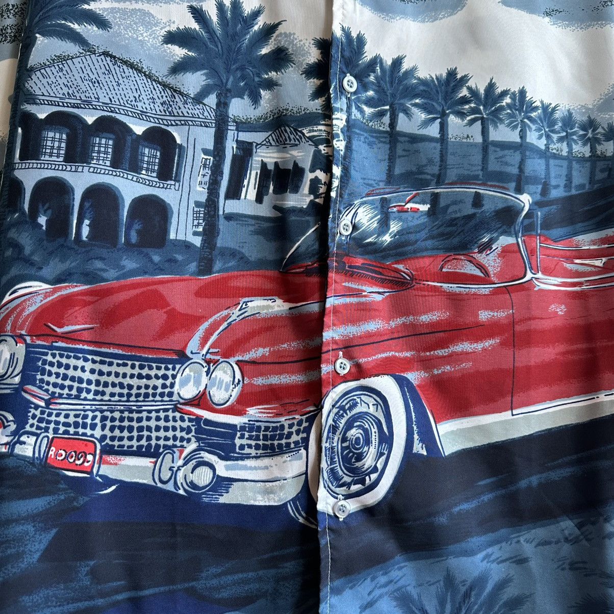 Vintage VINTAGE CRAZY CAR HAWAIIAN SHIRT ALOHA Size US XL / EU 56 / 4 - 3 Thumbnail