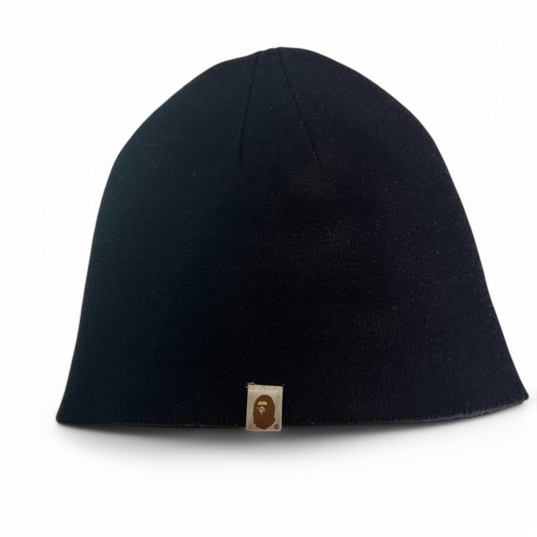 Bape A Bathing Ape (BAPE) - M Beanie Hat Black Cotton Size ONE SIZE - 2 Thumbnail