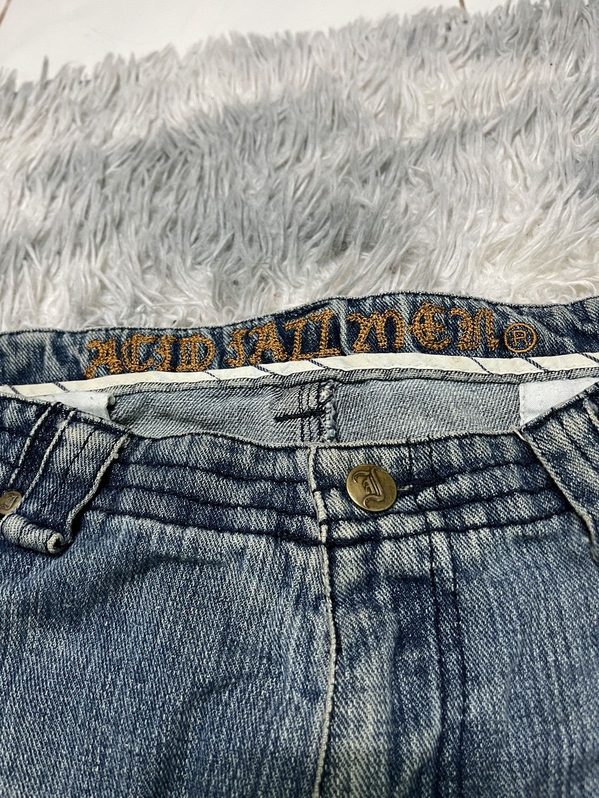 Japanese Brand 2000s PPFM INSPIRED STUDDED PANT CAMO DISTRESSED Size US 33 - 6 Thumbnail