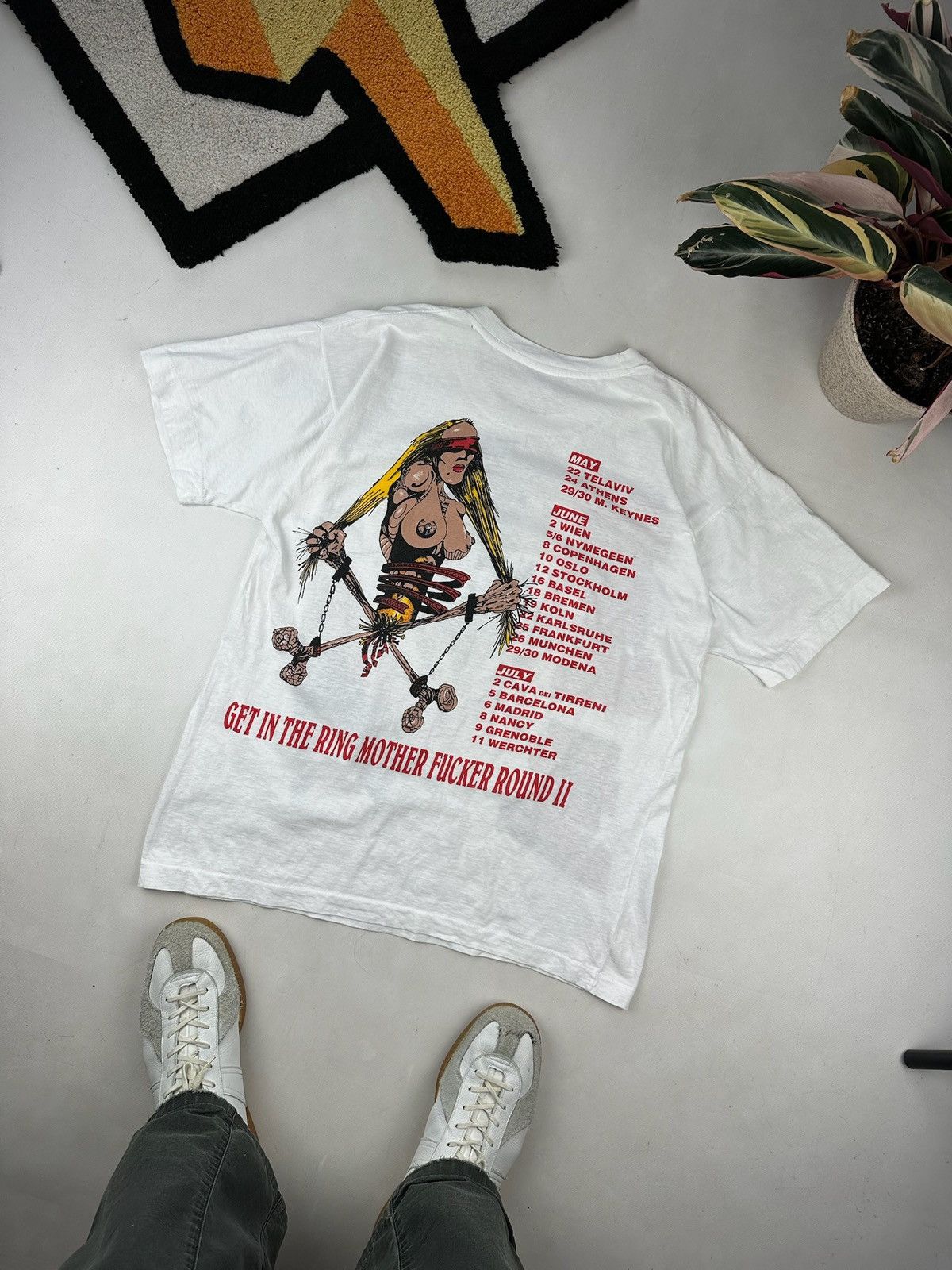 Band Tees Axl Rose Vintage Guns N Roses T Shirts Vintage Band Tees Size US XL / EU 56 / 4 - 9 Thumbnail