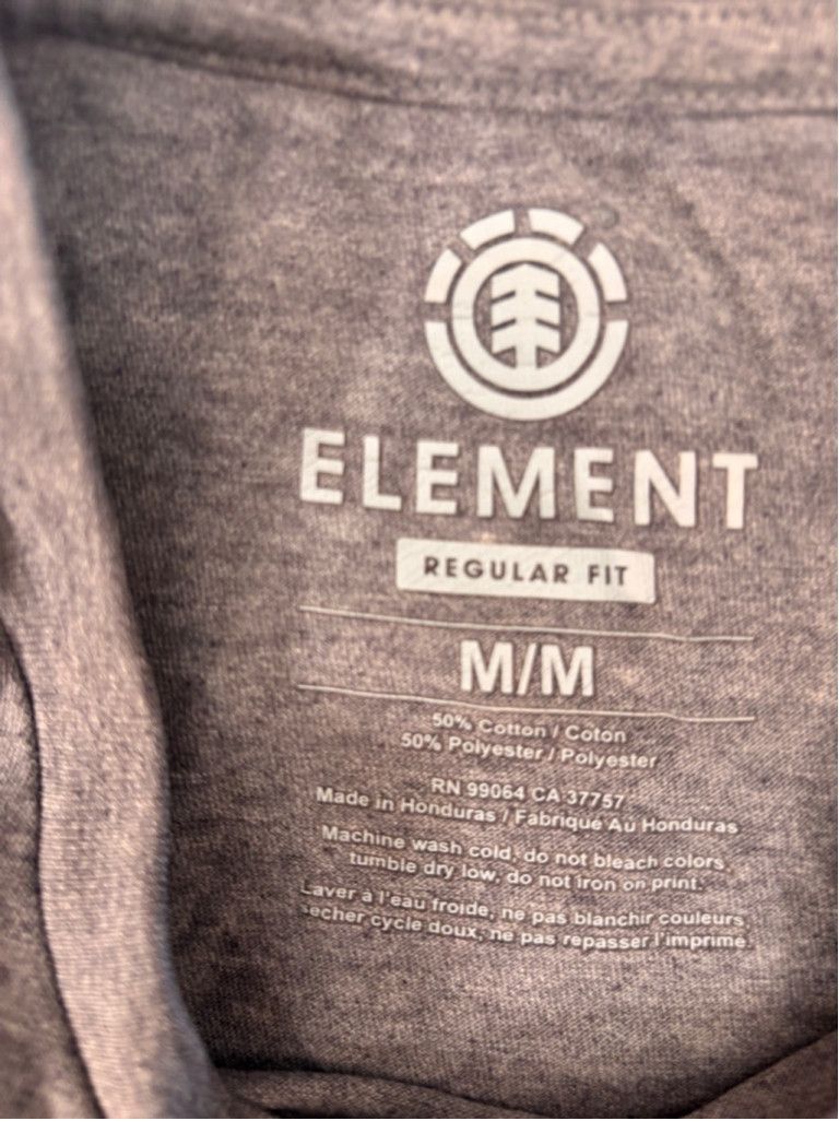 Element Men's Element T-shirt Size M Gray Size US M / EU 48-50 / 2 - 7 Thumbnail