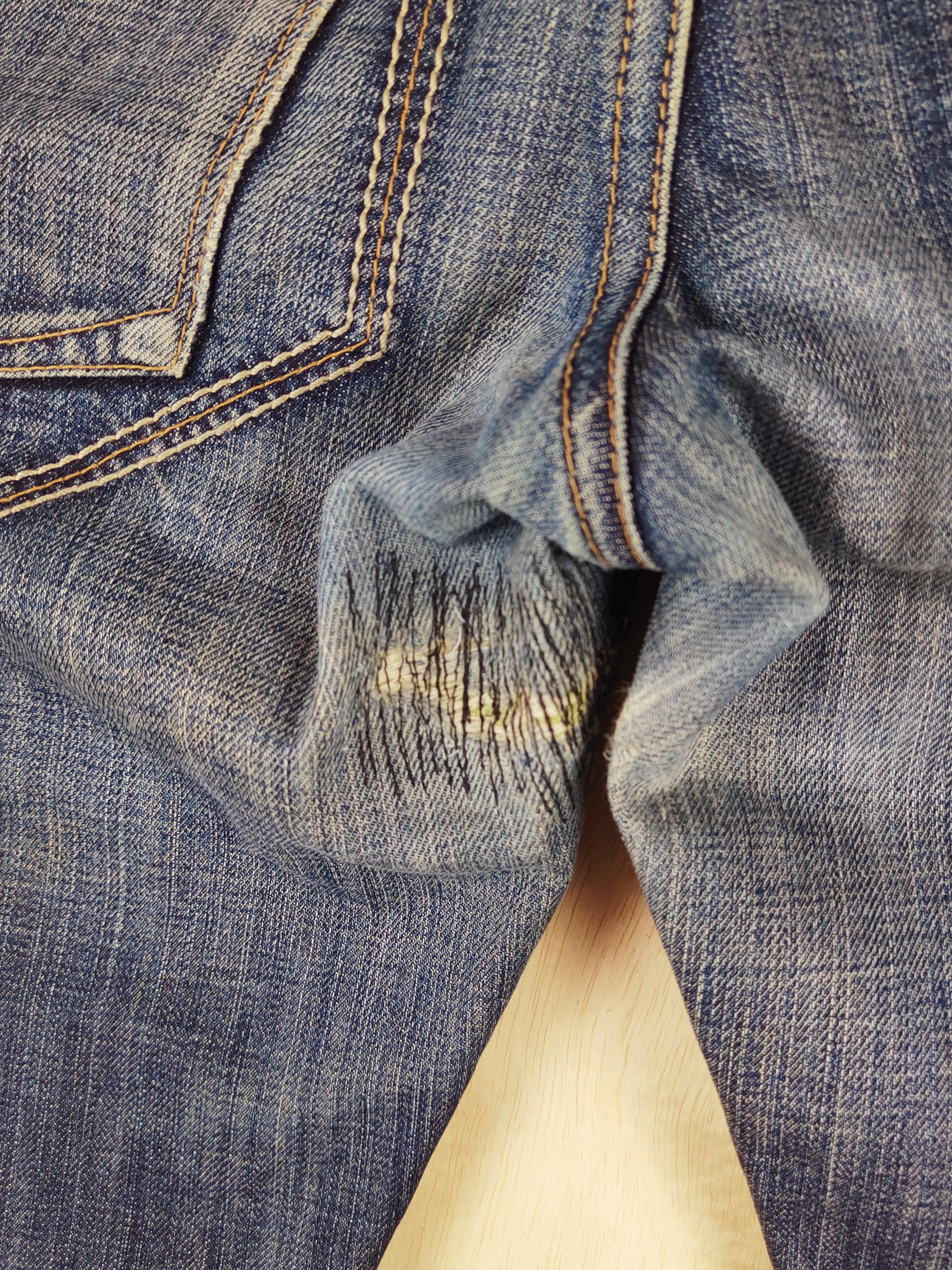 Marithe + Francois Girbaud Marithe Francois Girbaud Blue Distressed Ripped Jeans #S2671 Size US 34 / EU 50 - 8 Thumbnail