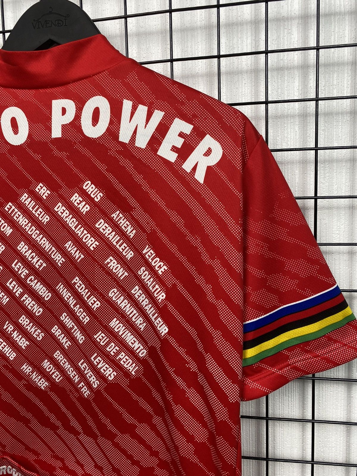 Bicycle × Vintage Campagnolo Giordana Team Cycle Jersey Men XL Red Tournament Size US XL / EU 56 / 4 - 12 Thumbnail