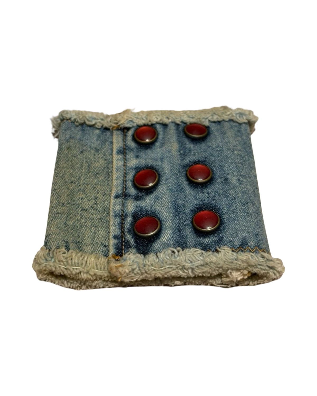 Kapital Kapital Rose Denim Embossed Wrist Band Size ONE SIZE - 2 Thumbnail