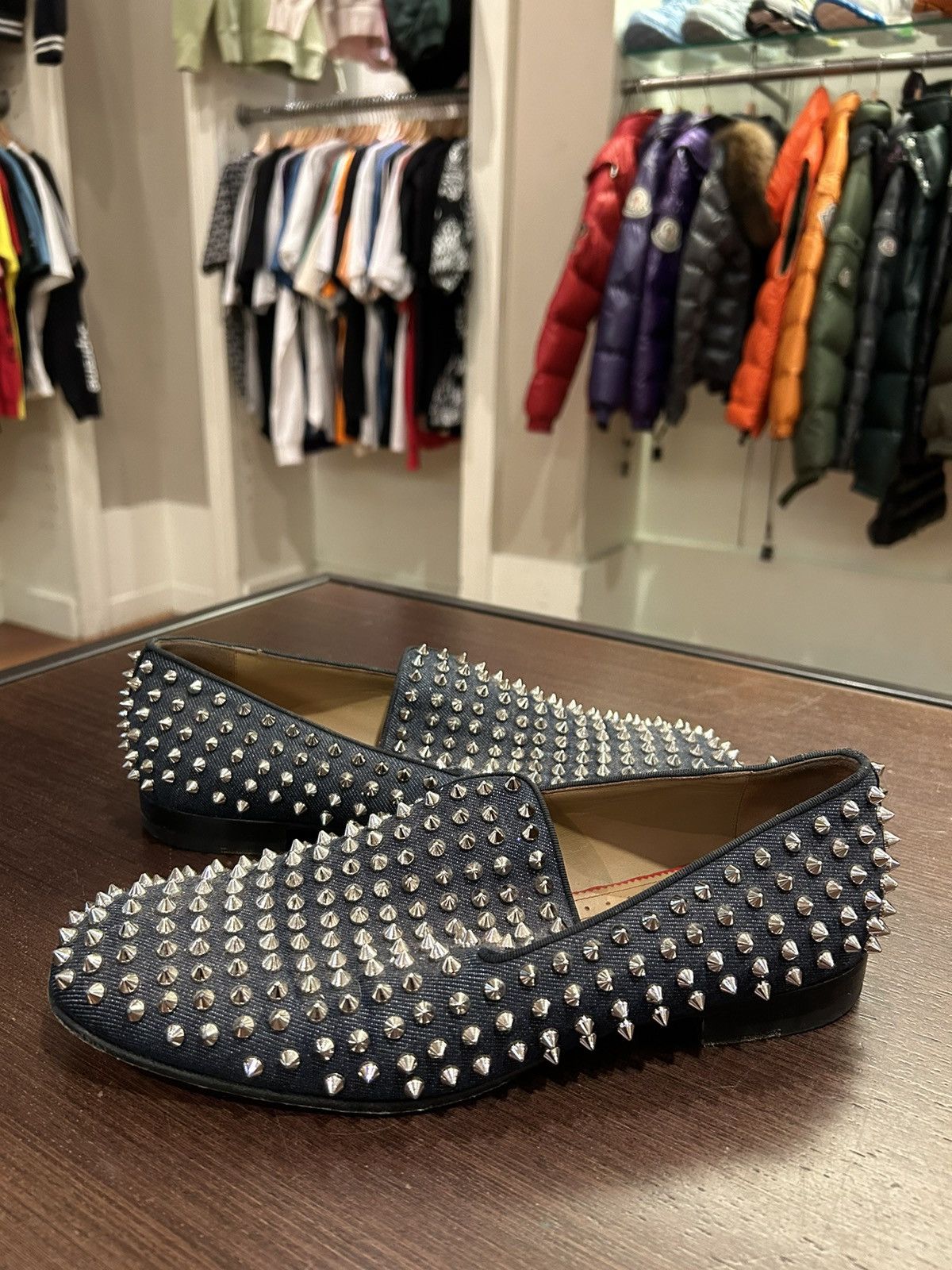 Christian Louboutin Dandelion Spike Loafers