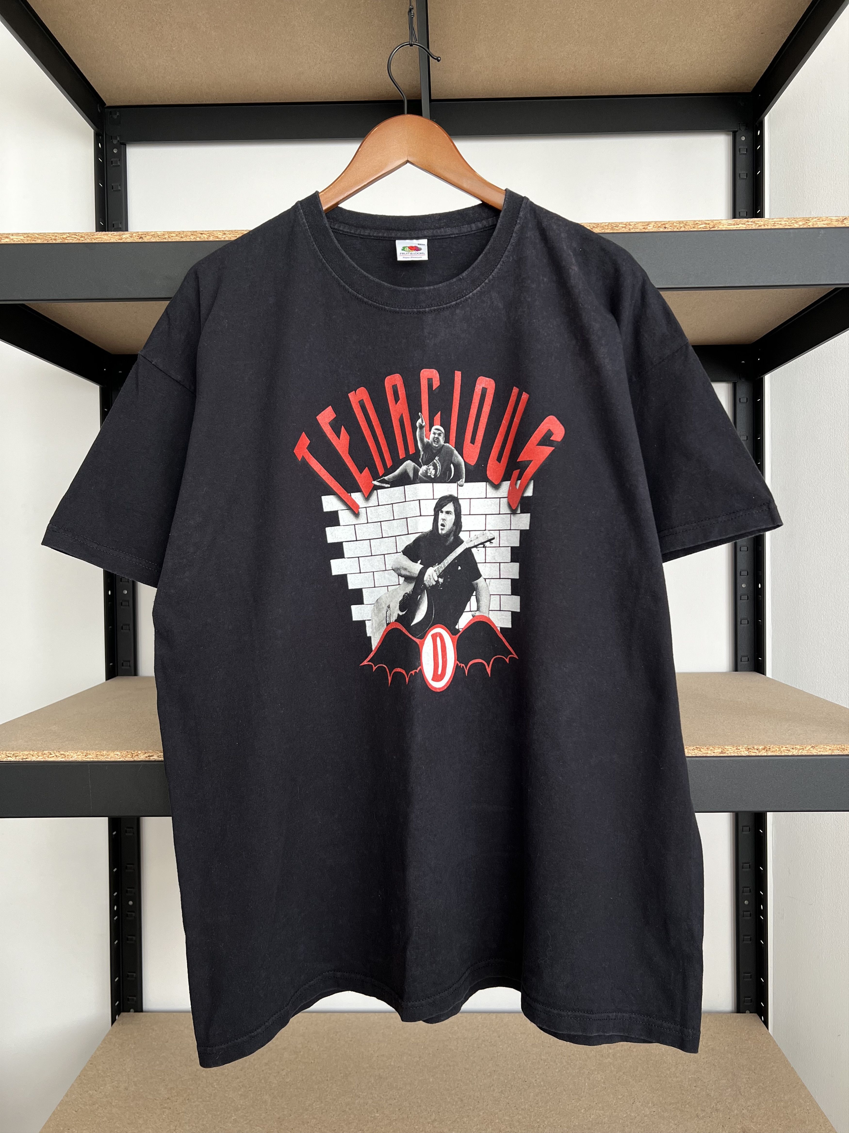 Band Tees Vintage 2000s Tenacious D Rock Band Black T-shirt Size US XXL / EU 58 / 5 - 1 Thumbnail