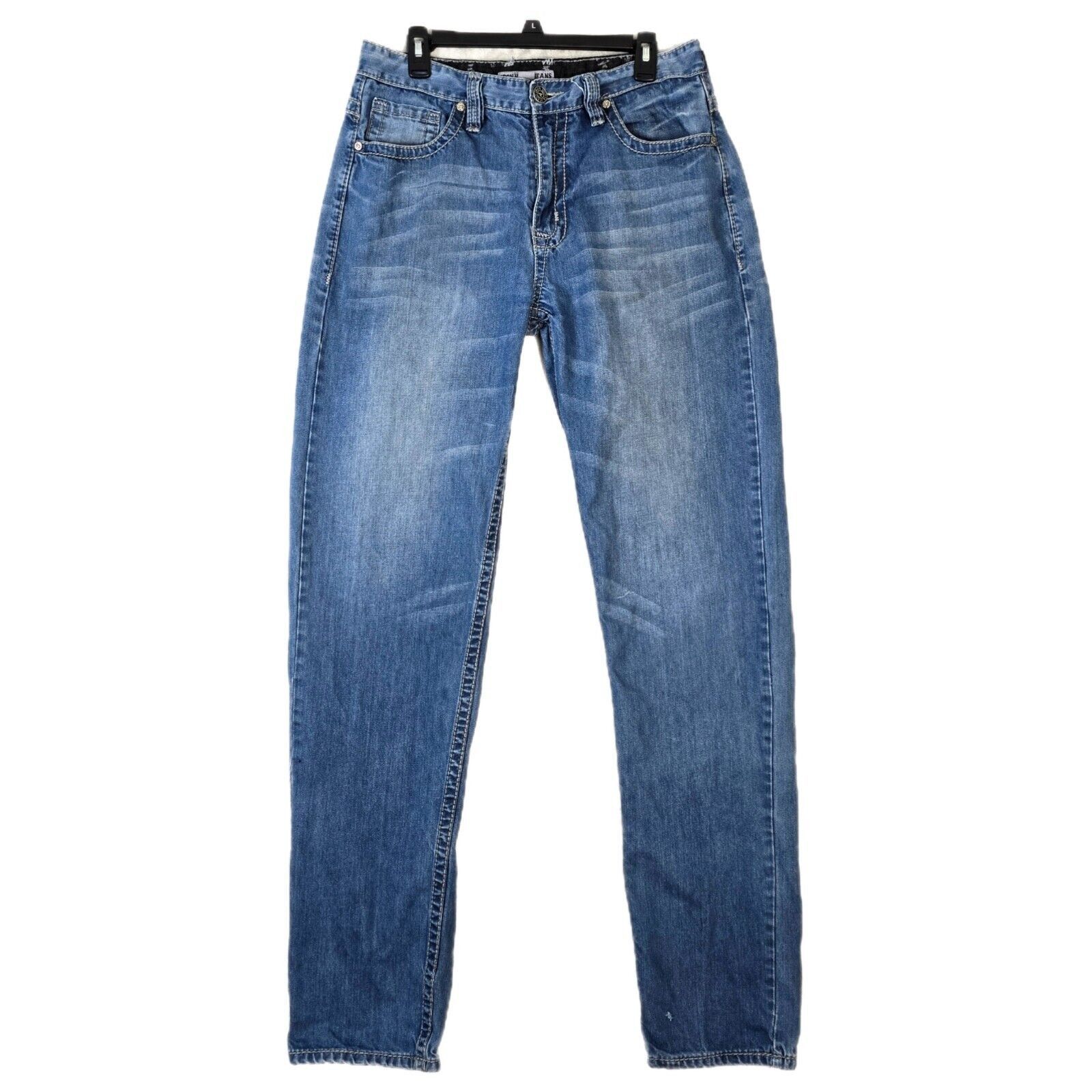 Other Iron Horse Jeans Mens Blue Denim Jeans 36x38 Barbwire Pocket Size US 36 / EU 52 - 1 Thumbnail